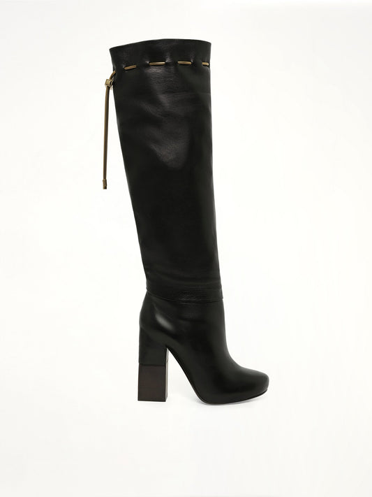 Image of Boots. Product name - Boot in Black colour by brand - LANVIN
