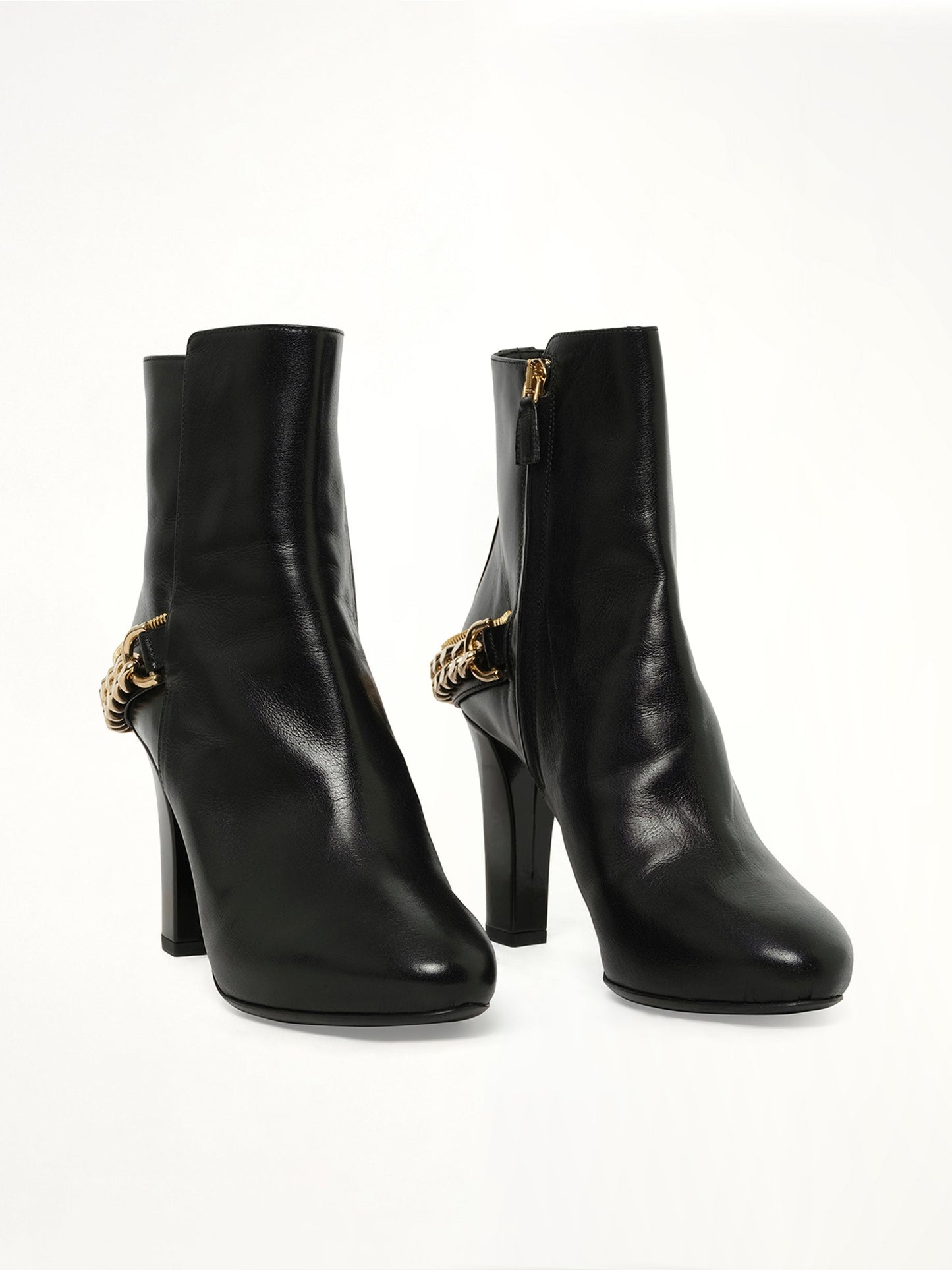 LANVIN Boots W/Chain (Black)