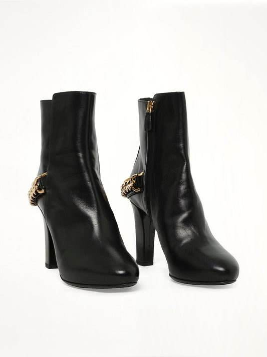 LANVIN Boots W/Chain (Black)