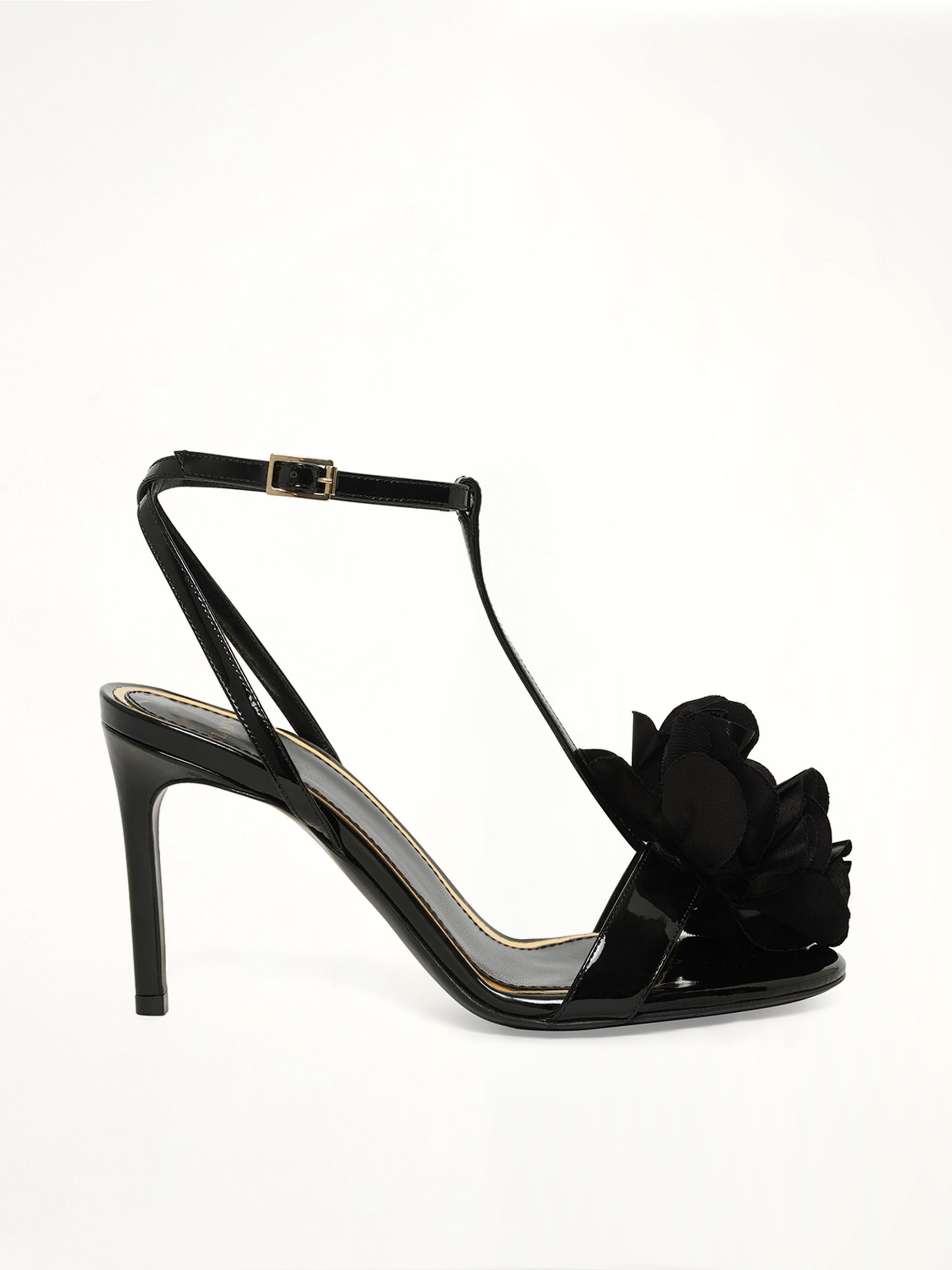 Image of Sandals. Product name - Chain Sandal in Black colour by brand - LANVIN