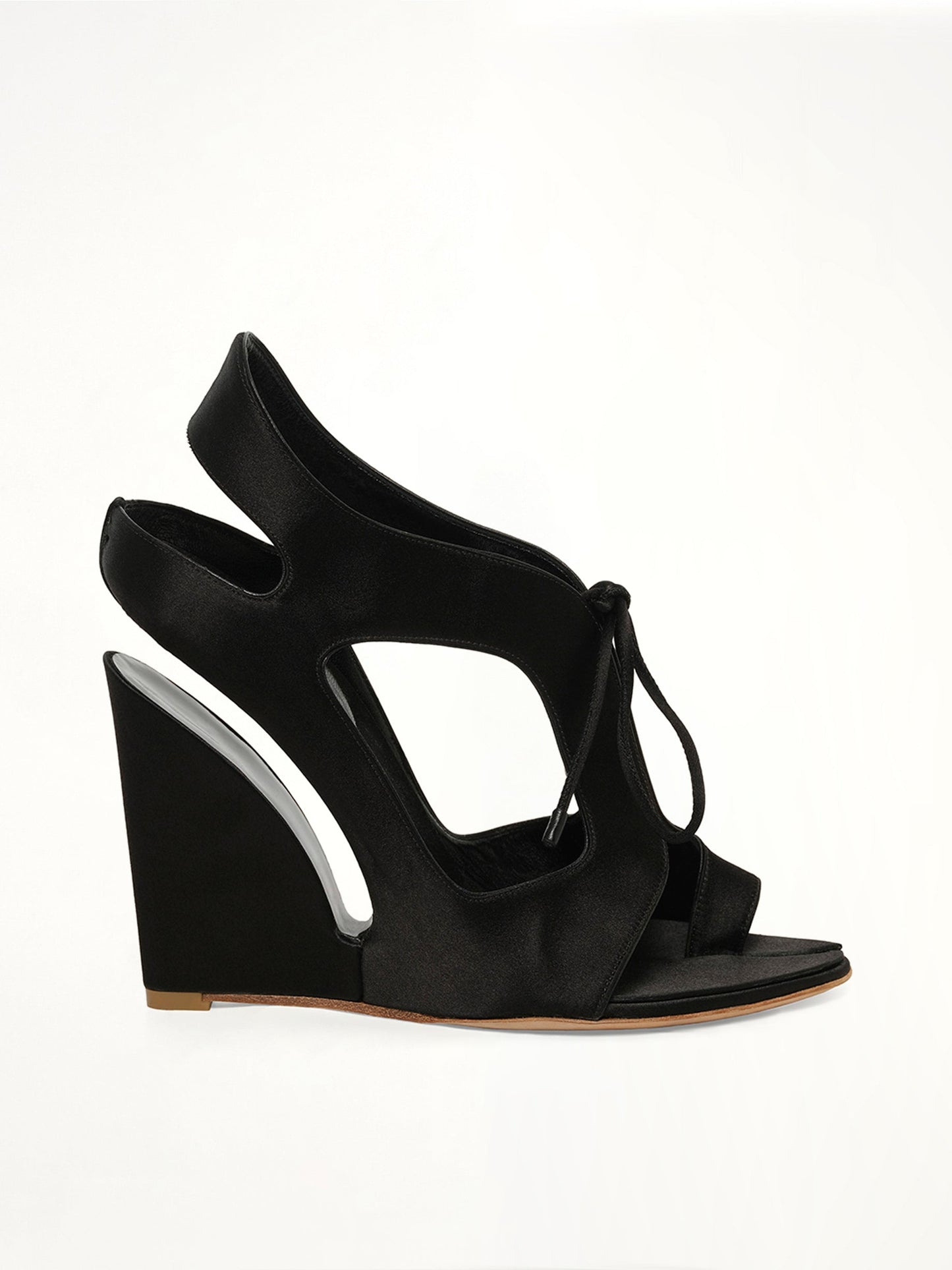 Image of Sandals. Product name - Fabric Sandal in Black colour by brand - BALENCIAGA