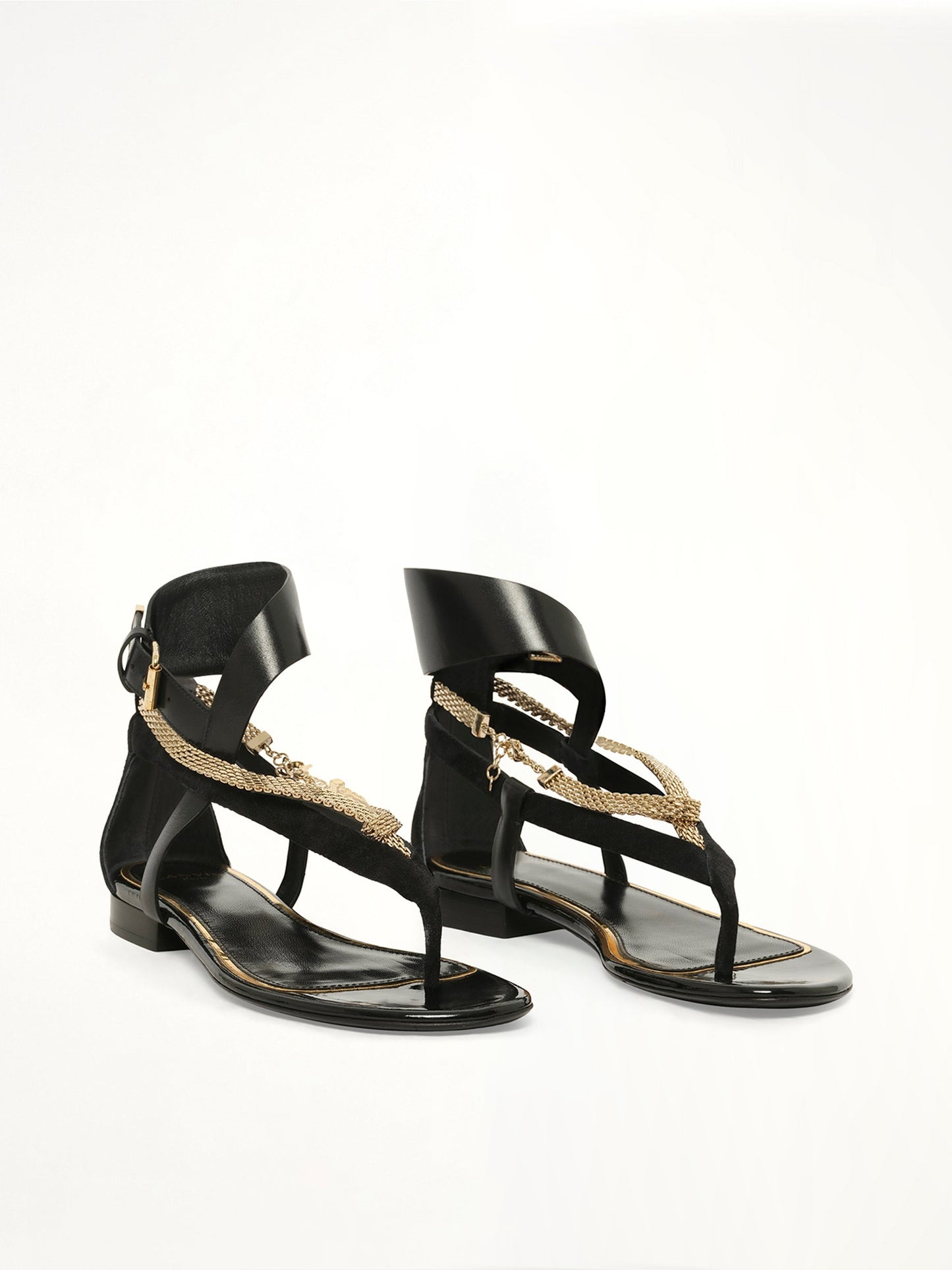 LANVIN Flat Sandal (Black)