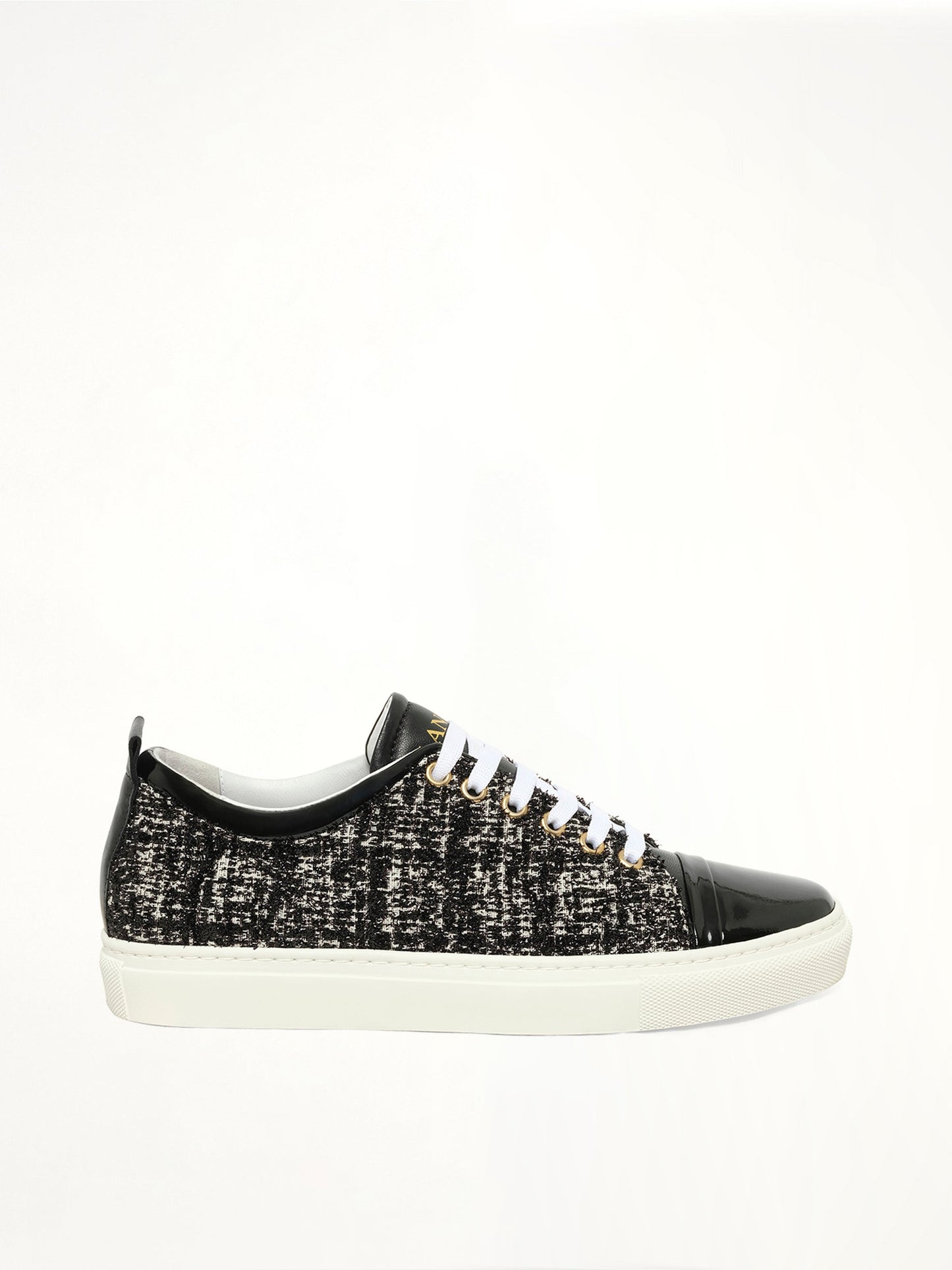 Image of Sneakers. Product name - Low Sneaker in Black colour by brand - LANVIN