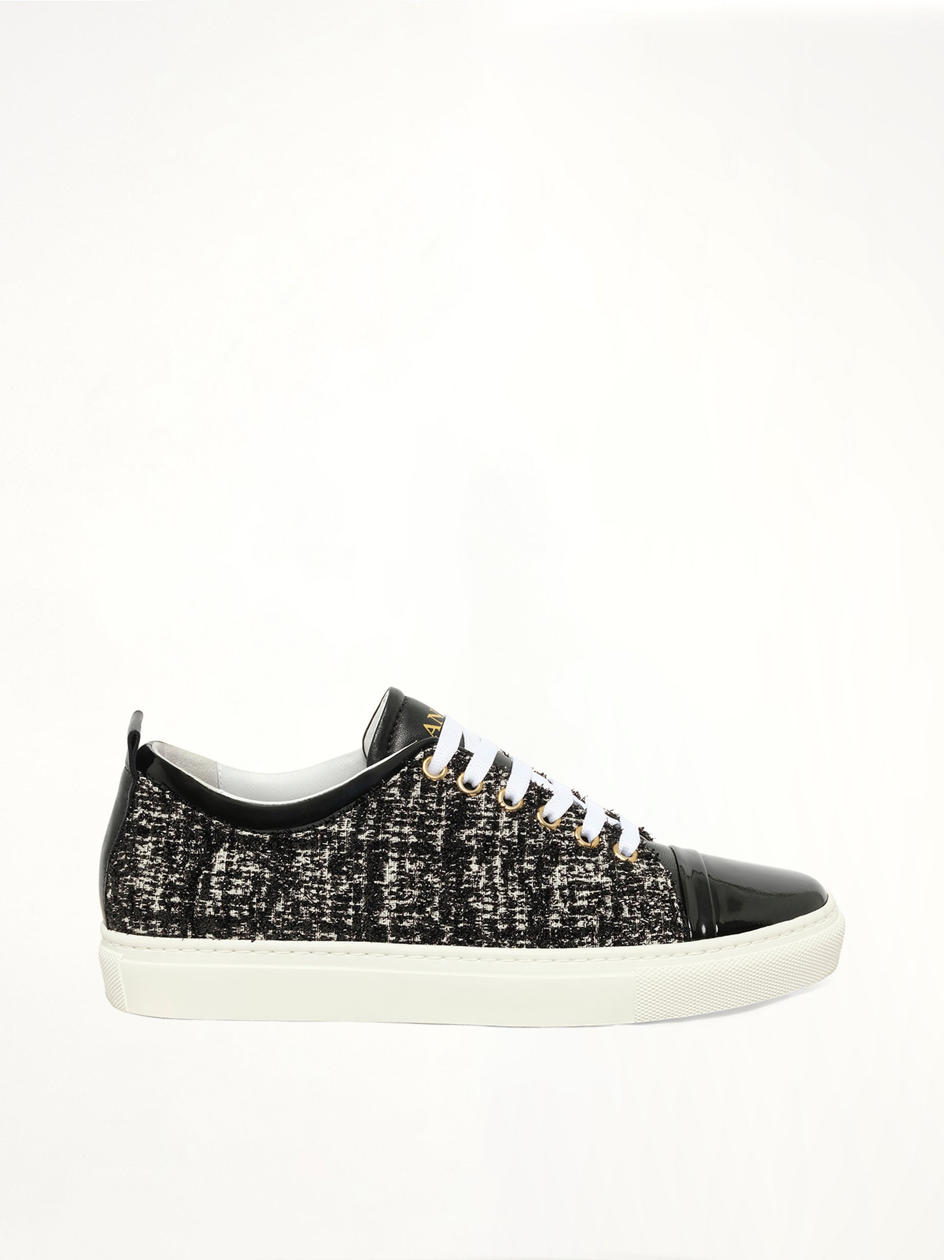 Image of Sneakers. Product name - Low Sneaker in Black colour by brand - LANVIN