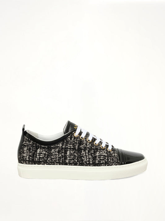 Image of Sneakers. Product name - Low Sneaker in Black colour by brand - LANVIN