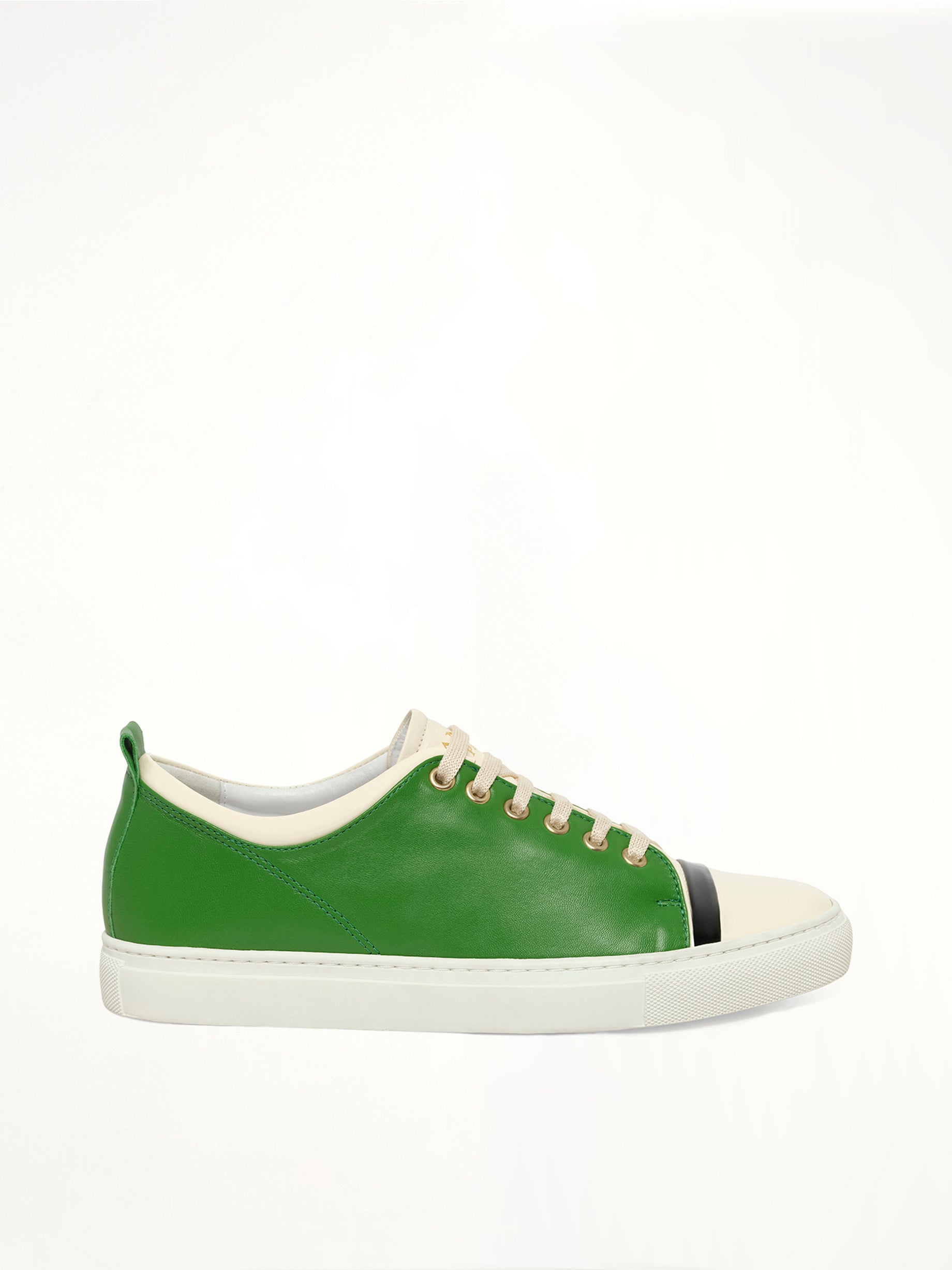 Image of Sneakers. Product name - Low Sneaker in Green colour by brand - LANVIN