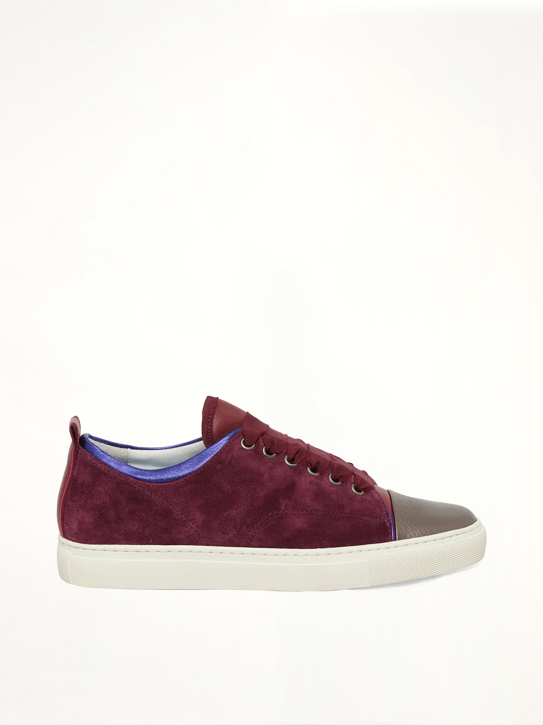Image of Sneakers. Product name - Low Sneaker in Purple colour by brand - LANVIN