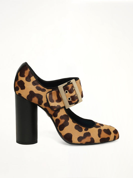 Image of Flats. Product name - Mary Jane Pump in Natural colour by brand - LANVIN