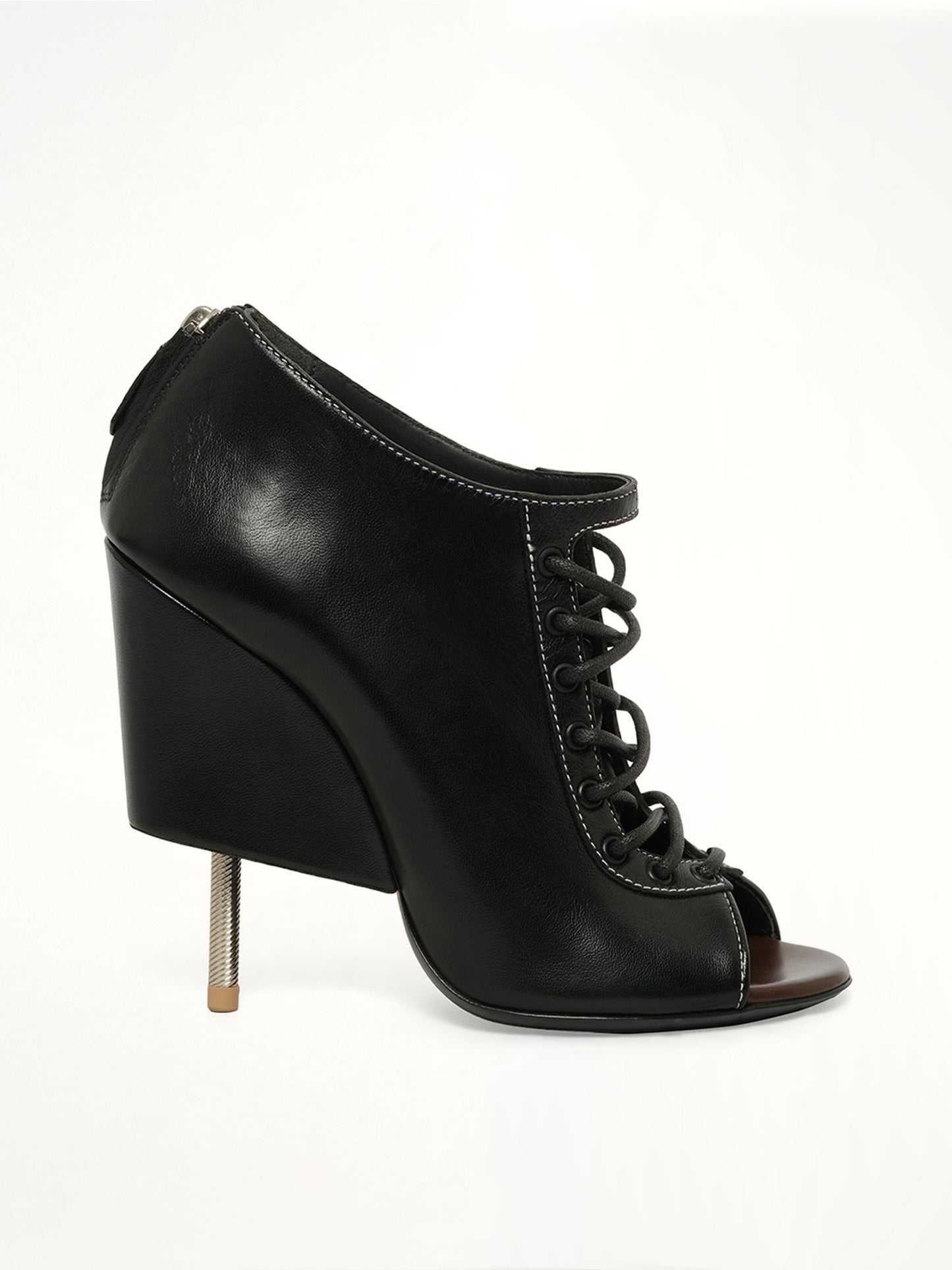 Image of Boots. Product name - Show Lace Ankle Boots in Black colour by brand - GIVENCHY