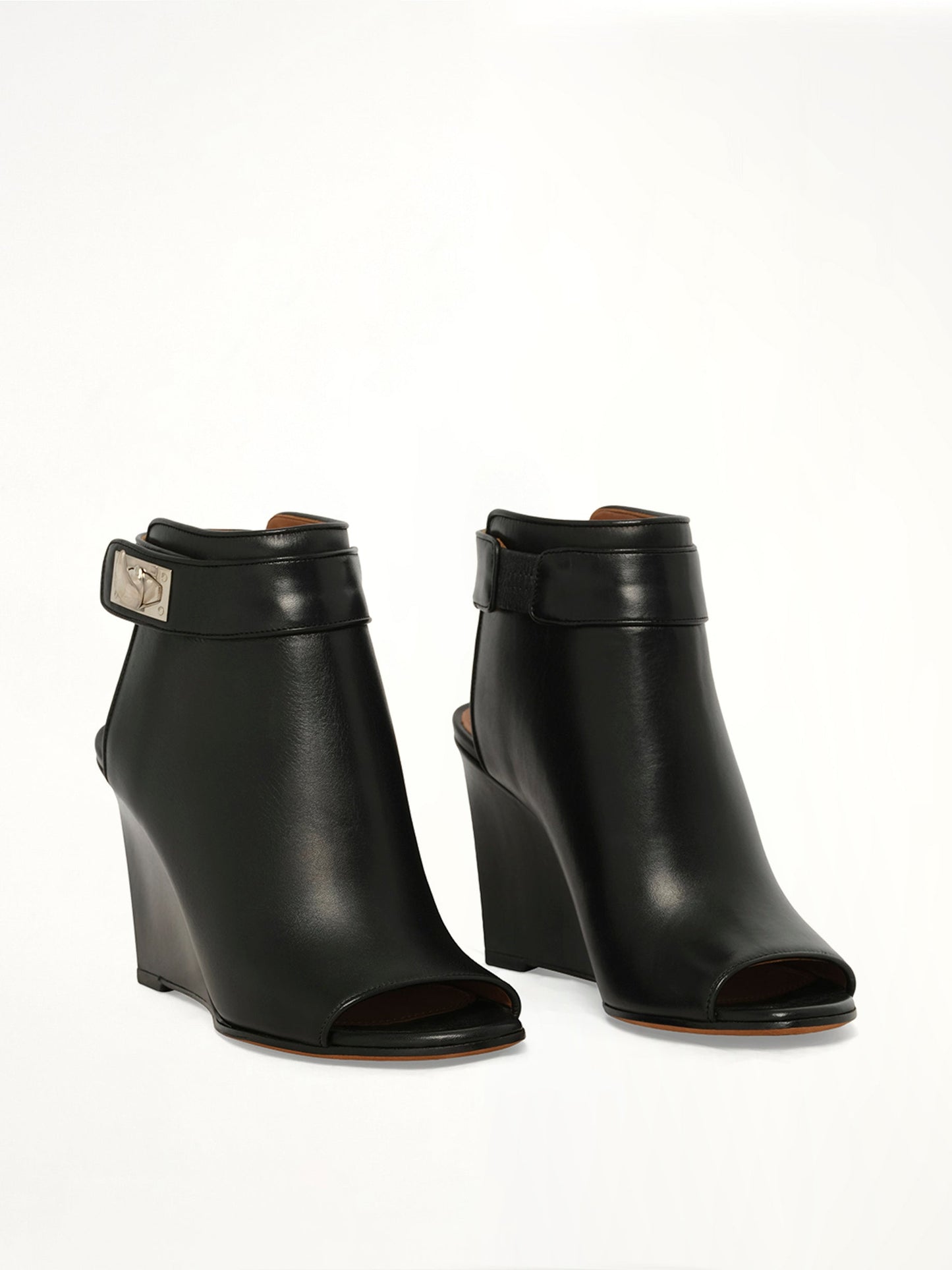 GIVENCHY Wedge Shark Sandal (Black)