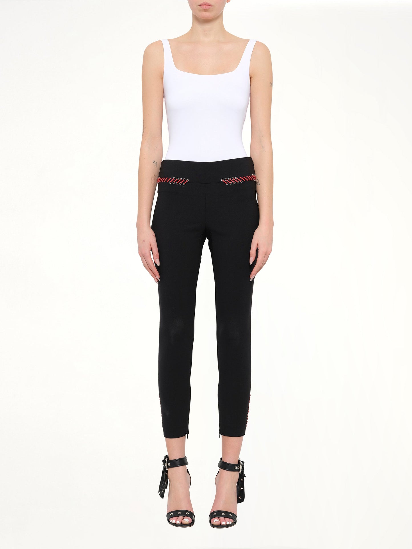 Alexander McQueen Leather Trousers (Black)