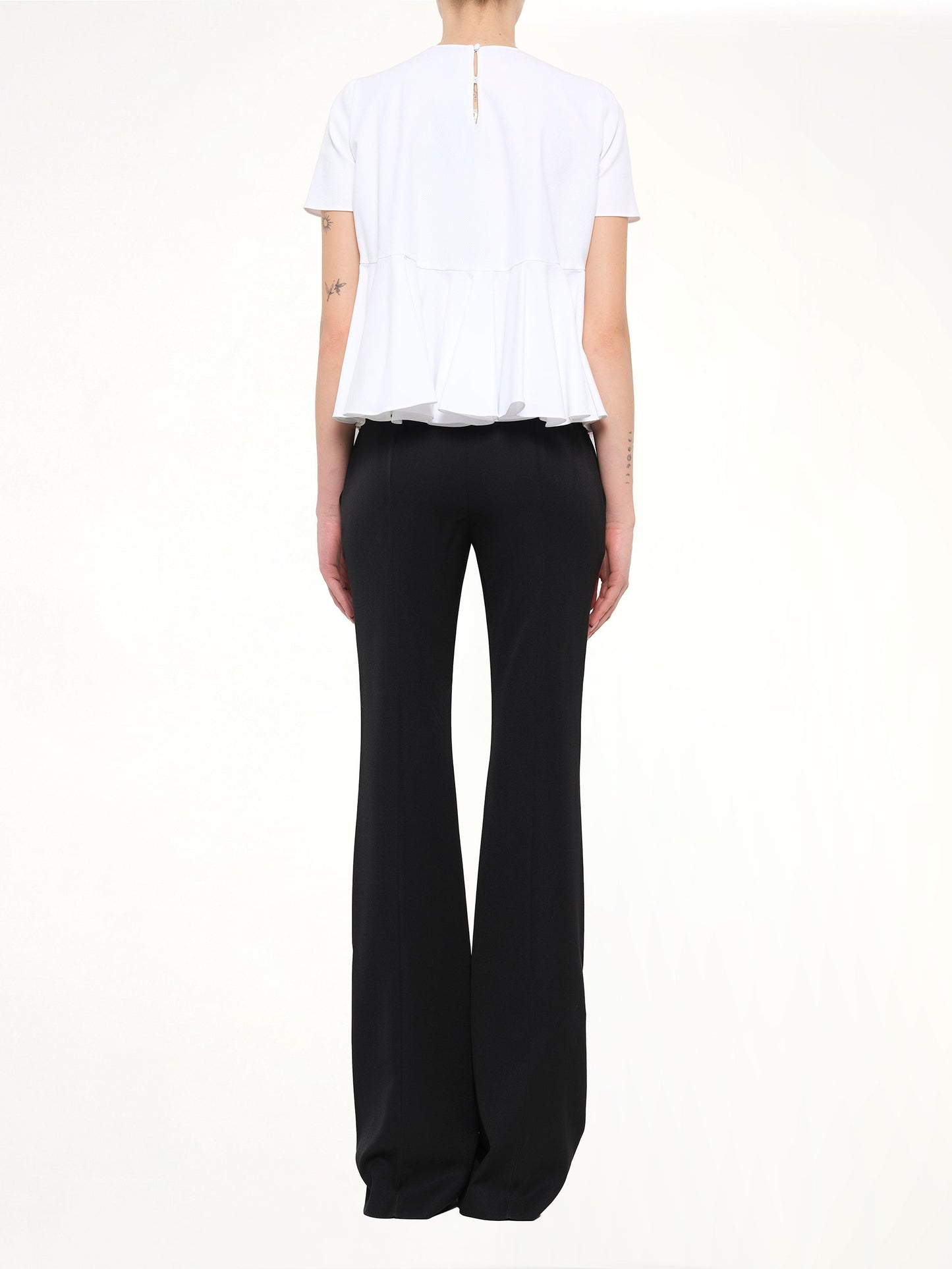 Alexander McQueen Cotton Piquet Top (9000)