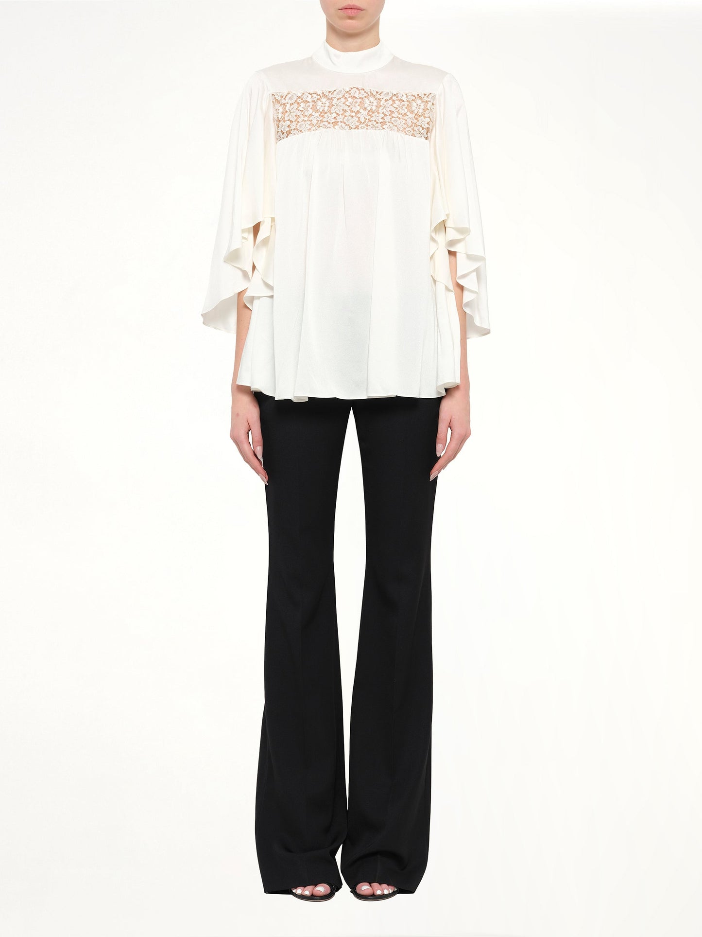 Alexander McQueen Fluid Satin Top (9016)