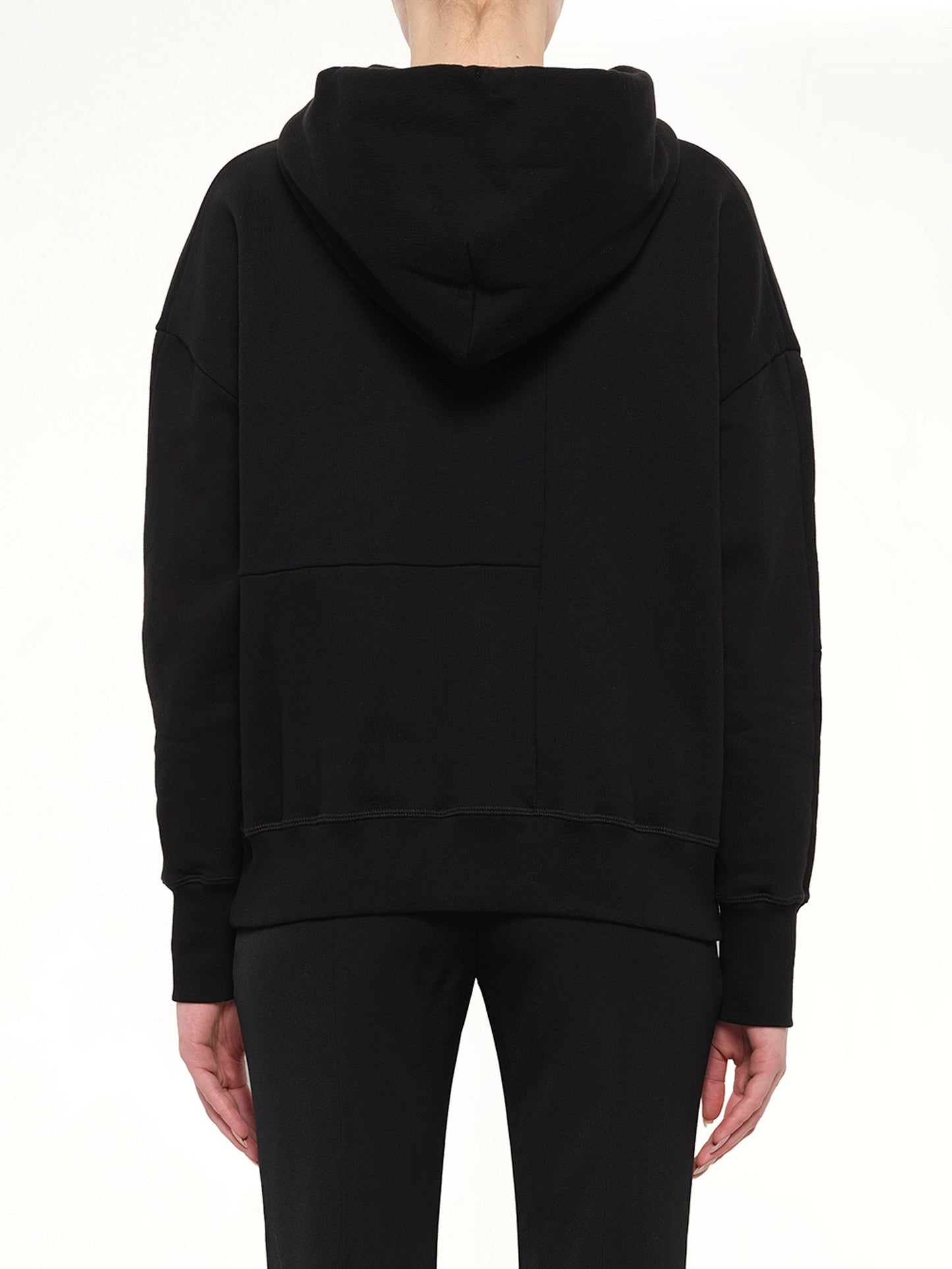 Alexander McQueen Skull Rose Embellished Hoodie (Black)