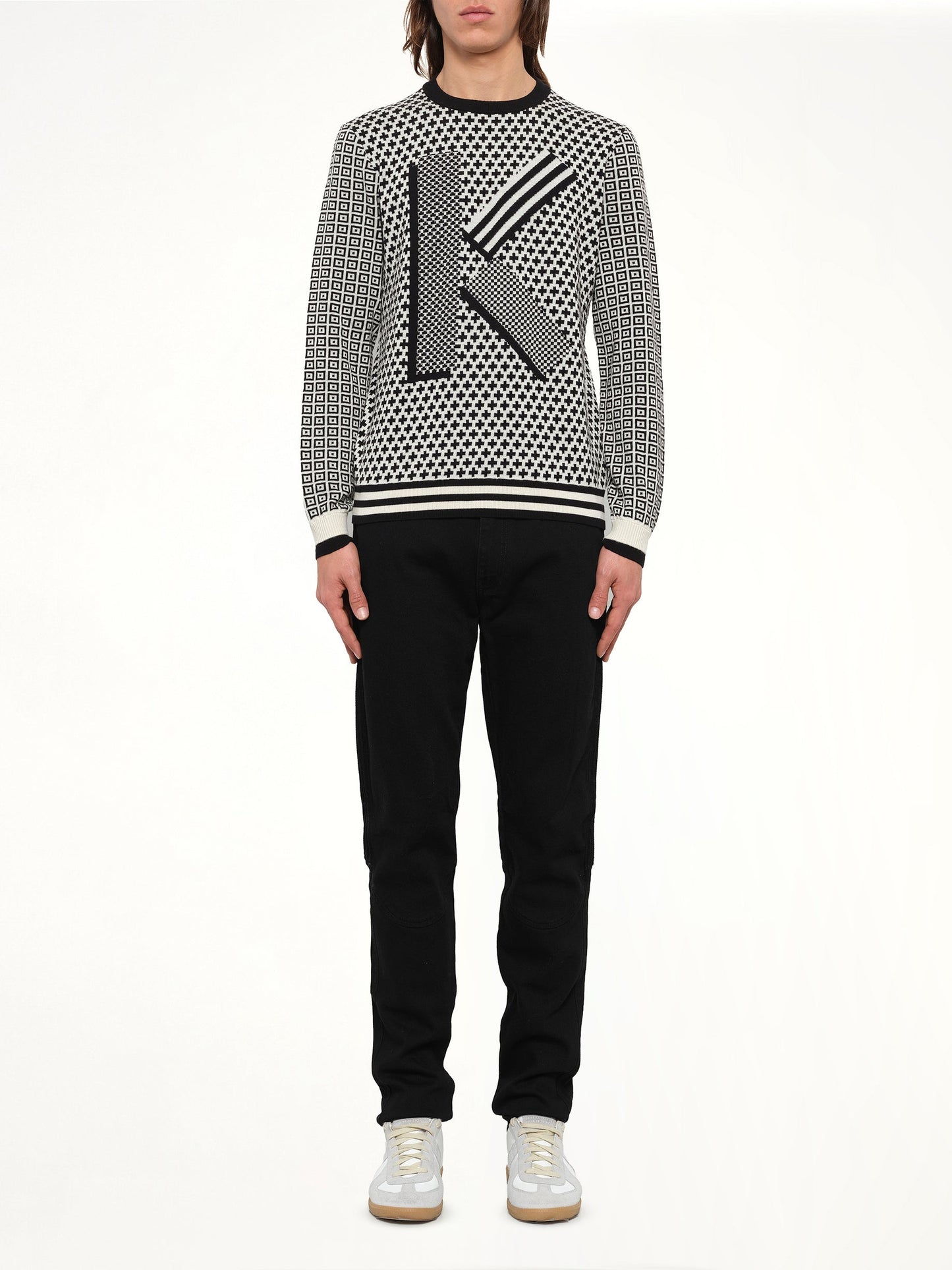 KENZO Fairisle Jumper (Black)