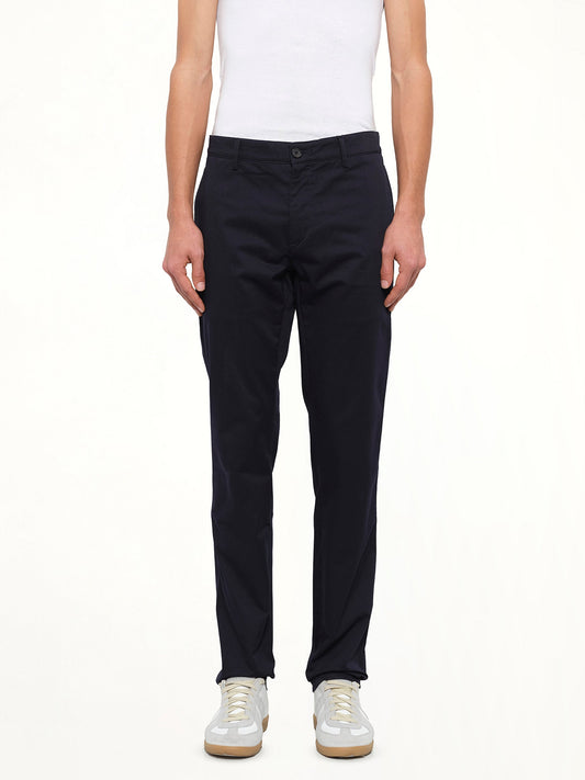 Image of a model wearing Pants. Product name - Kenzo Trousers Navy in Navy colour by brand - KENZO