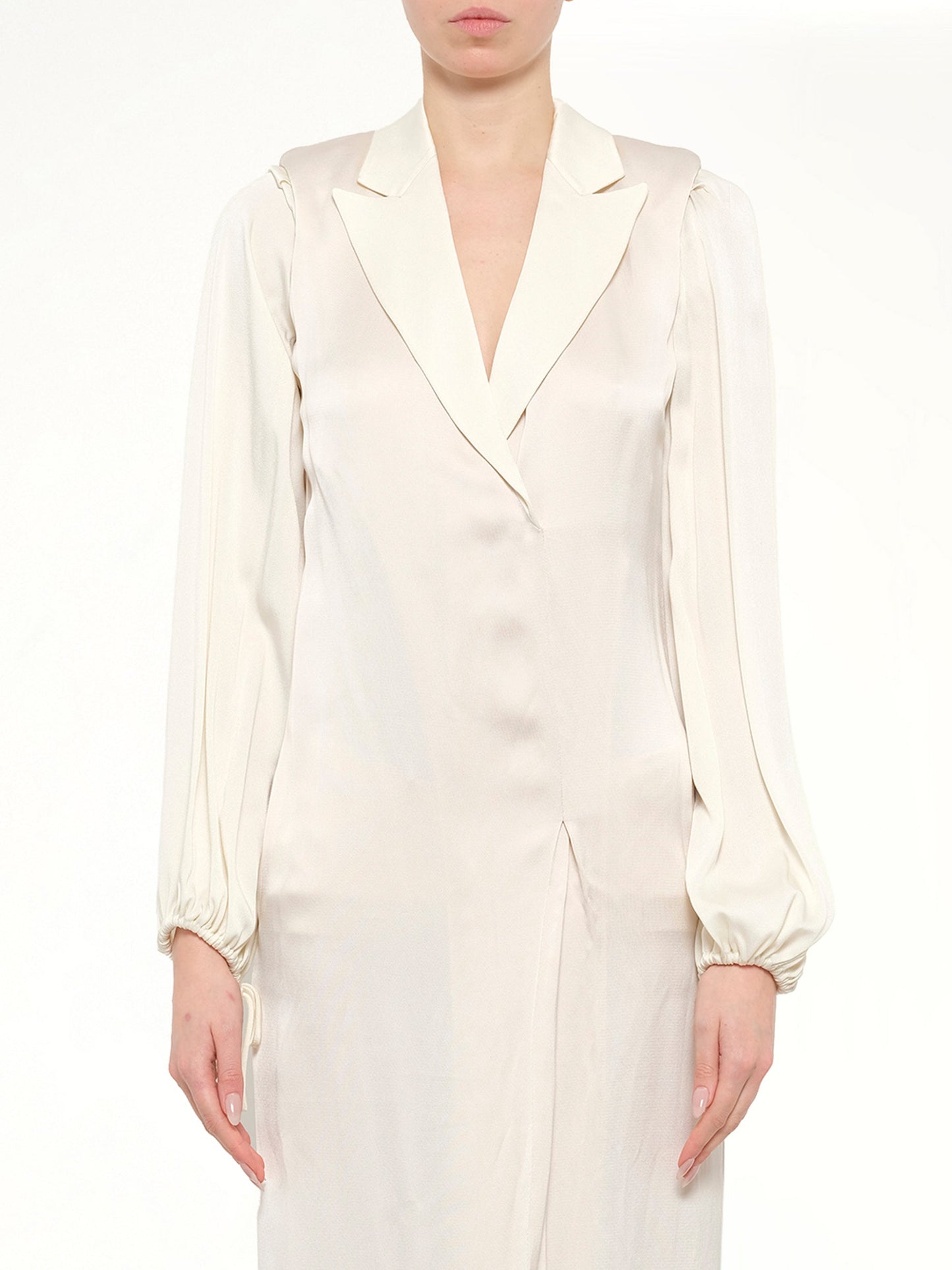 Image of Dresses. Product name - Long Dress in Shell colour by brand - LANVIN