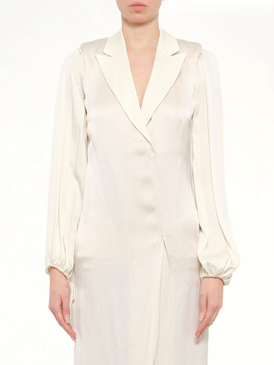 Image of Dresses. Product name - Long Dress in Shell colour by brand - LANVIN