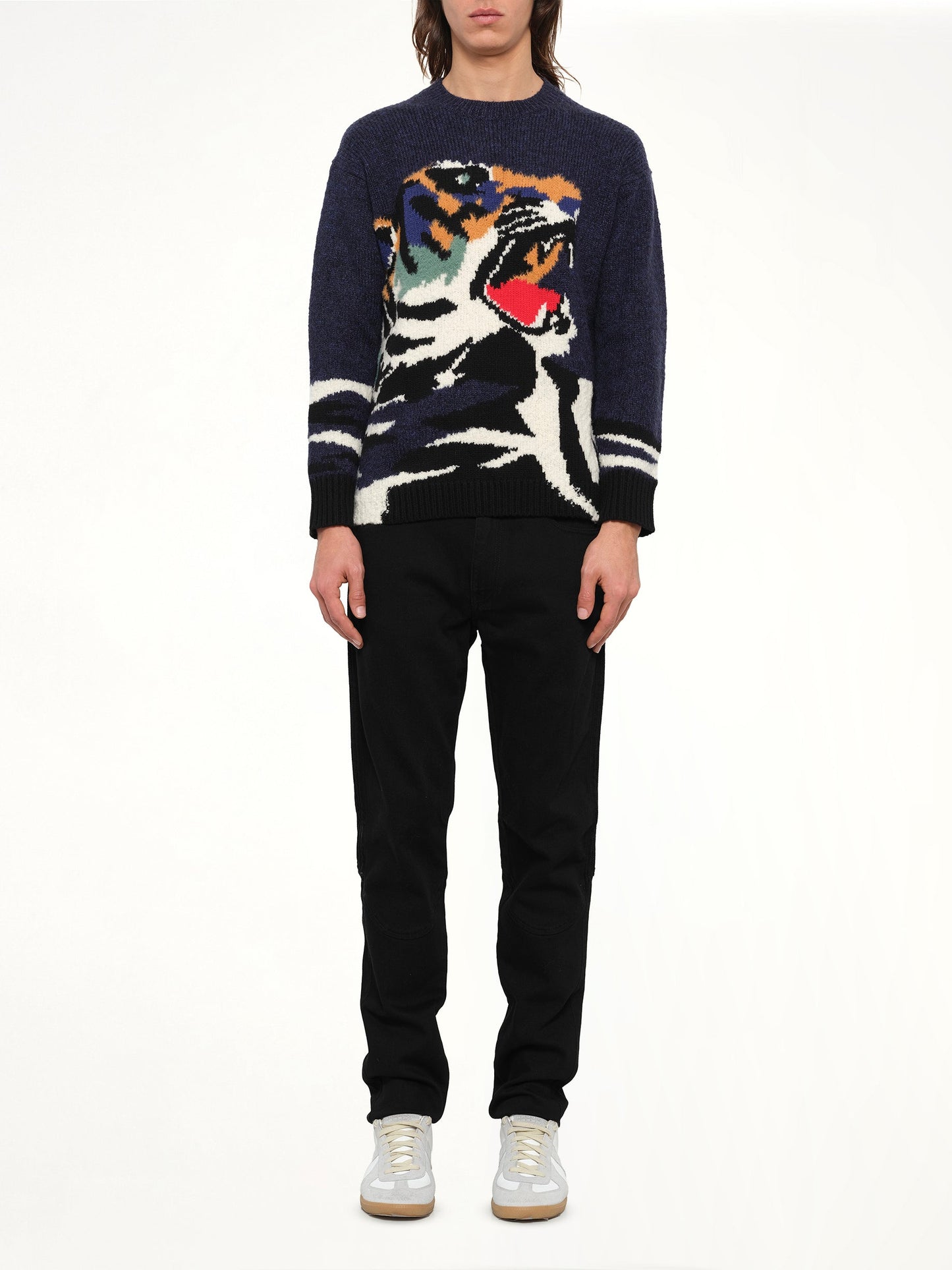 KENZO Tiger Head Knit (Blue)