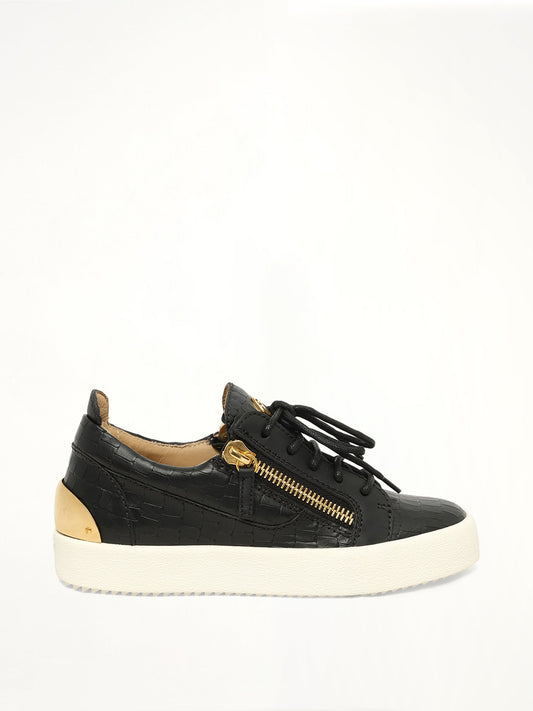 Image of Sneakers. Product name - Don Zayn Sneaker in Black colour by brand - GIUSEPPE ZANOTTI