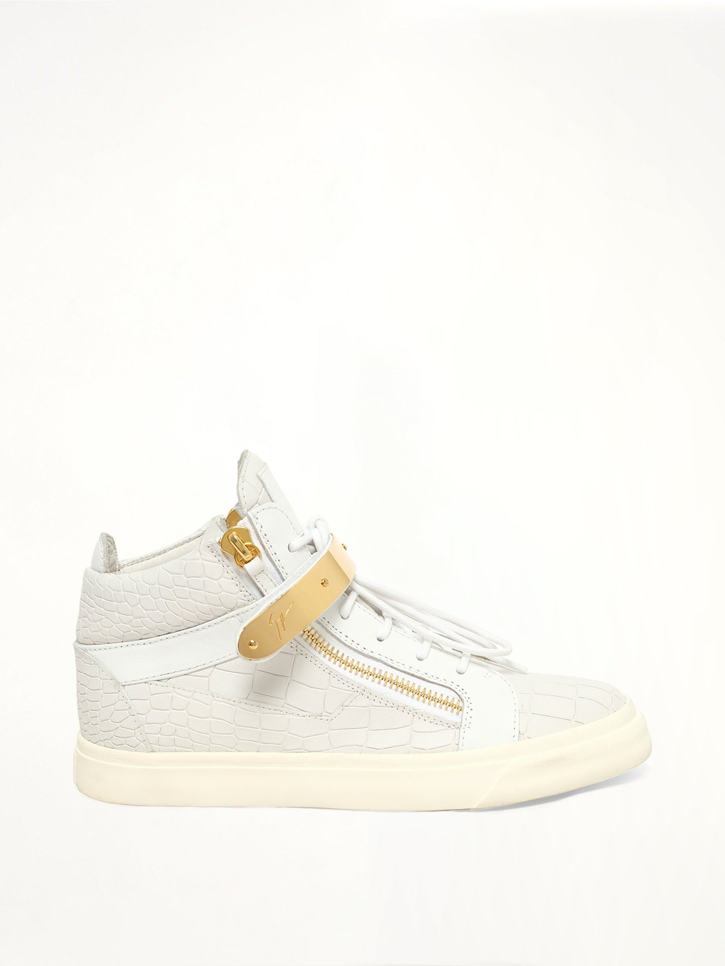 Image of Sneakers. Product name - Giuseppe Zanotti Ringo Bianco Sneaker in 4 colour by brand - GIUSEPPE ZANOTTI