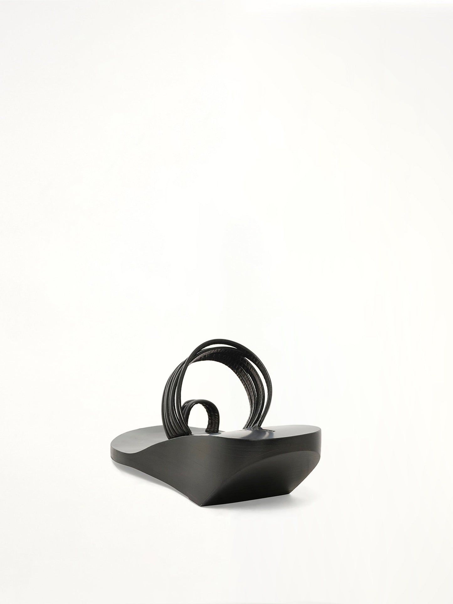 RICK OWENS Toe Straps Shoes (Black)