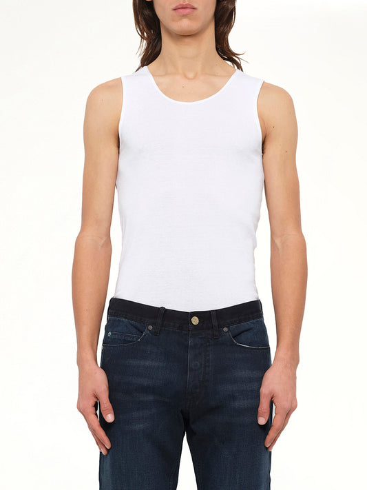 Image of Jeans. Product name - 5 Pocket Belt in Anthracite colour by brand - LANVIN