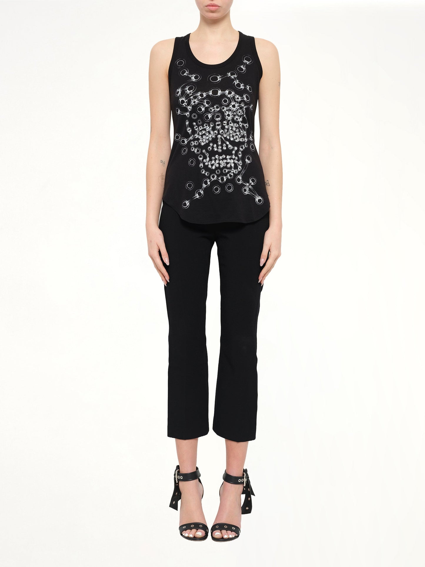 Alexander McQueen Eyelets T-Shirt (Black)