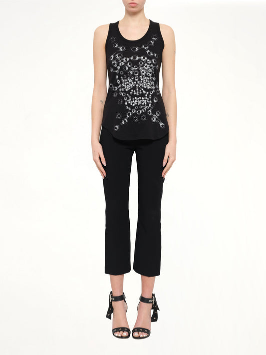 Alexander McQueen Eyelets T-Shirt (Black)