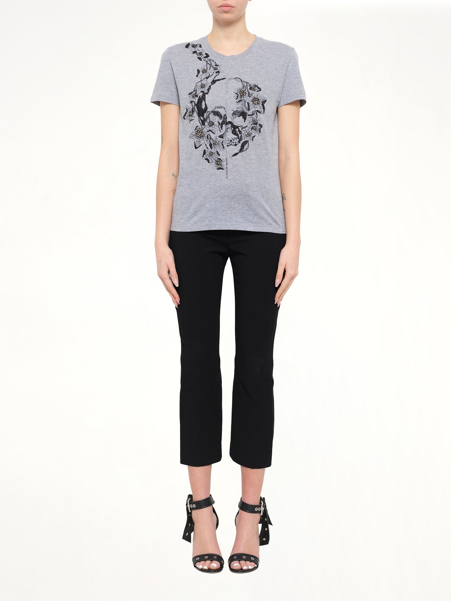 Alexander McQueen Ivy Jet T-Shirt (Grey)
