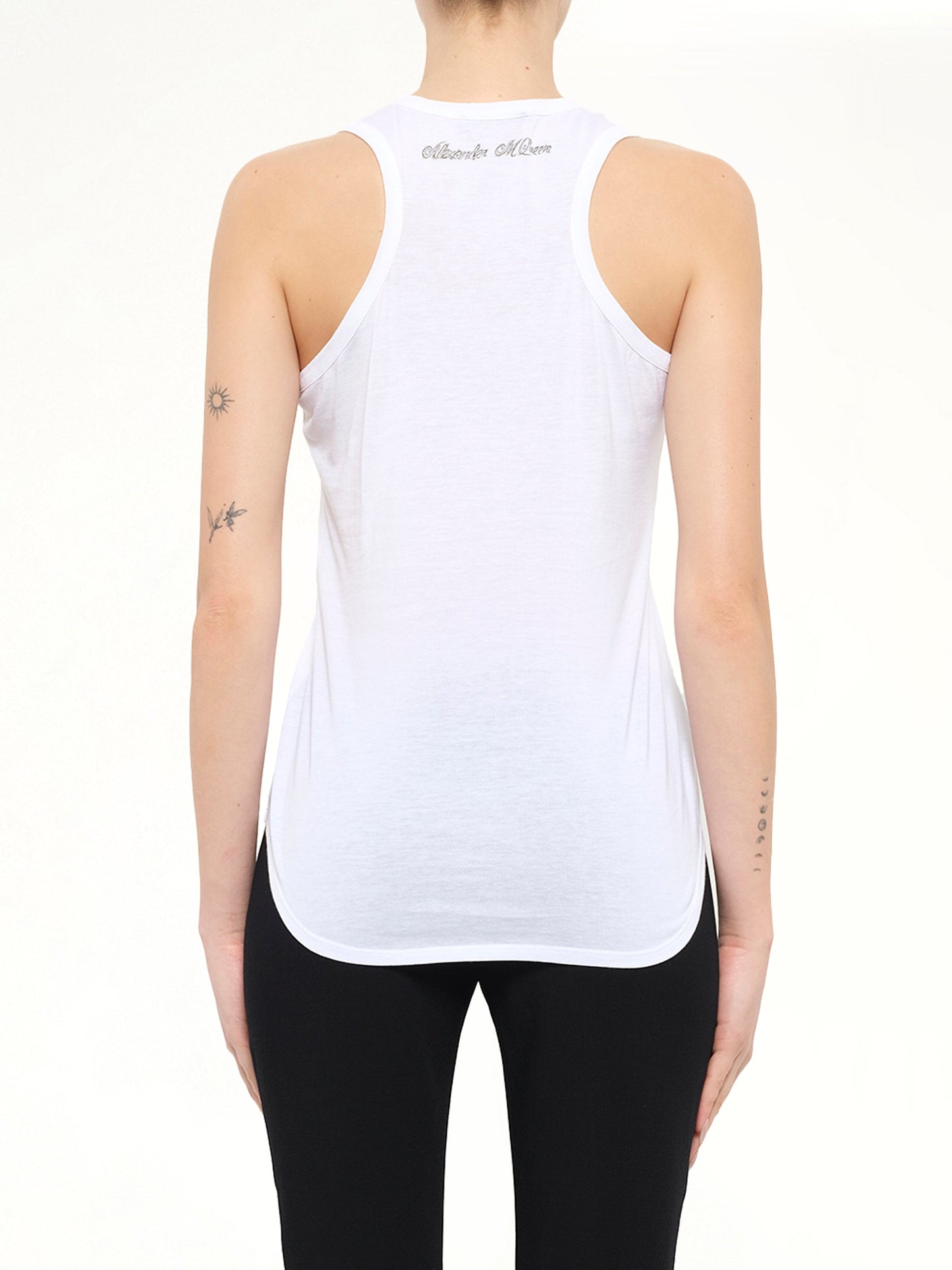 Alexander McQueen Pom Skull T-Shirt (White)
