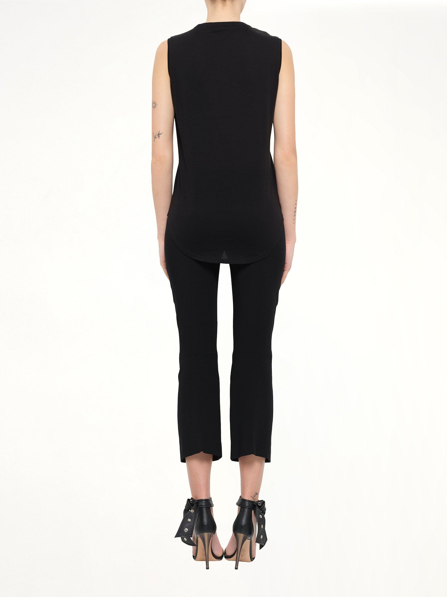 ALEXANDER MCQUEEN Life Skull T-Shirt (Black)