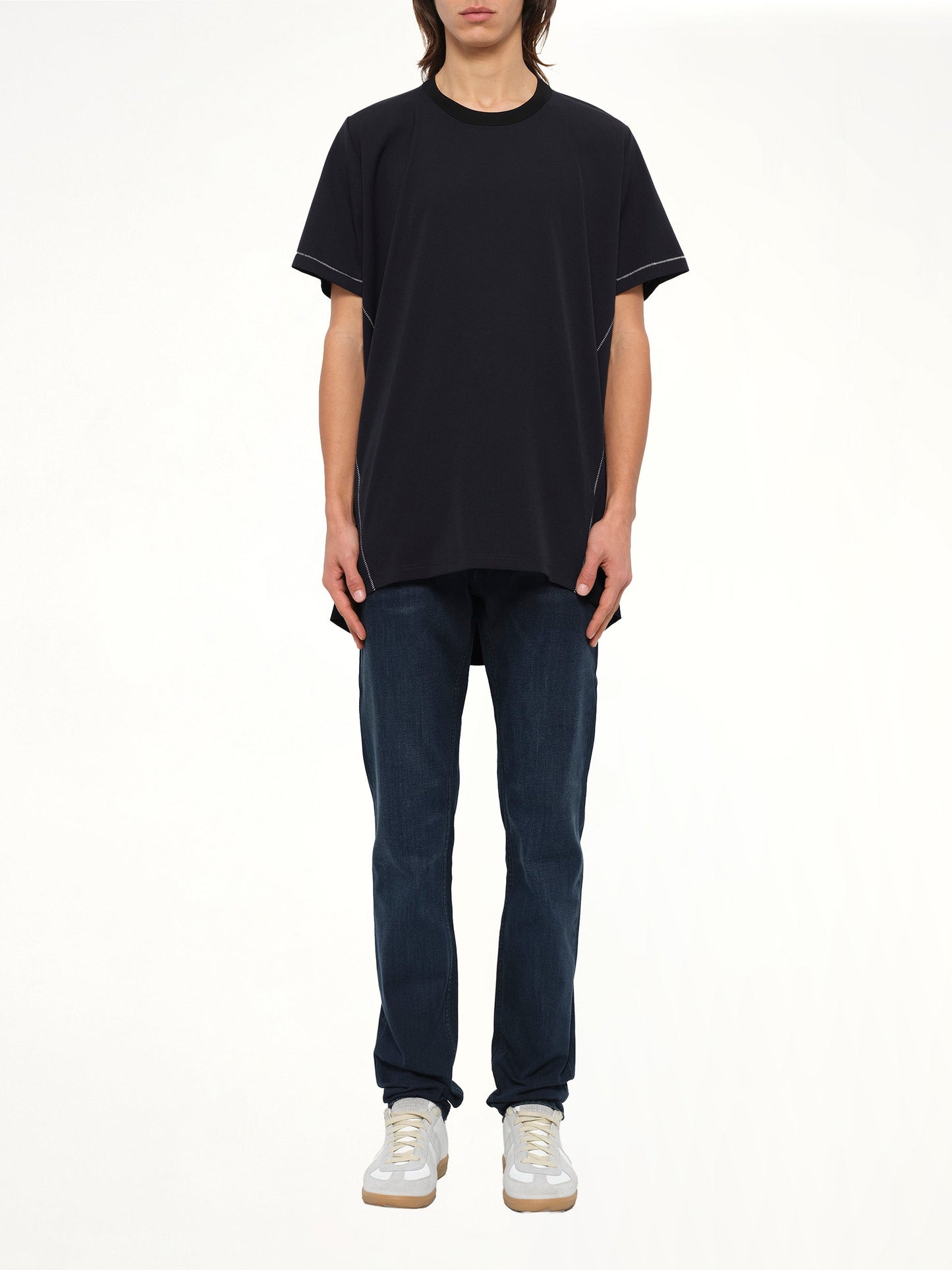 LANVIN Logo T-Shirt (Navy)