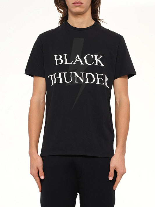 Image of Shirts. Product name - Neil Barrett T Shirt in Black colour by brand - NEIL BARRETT