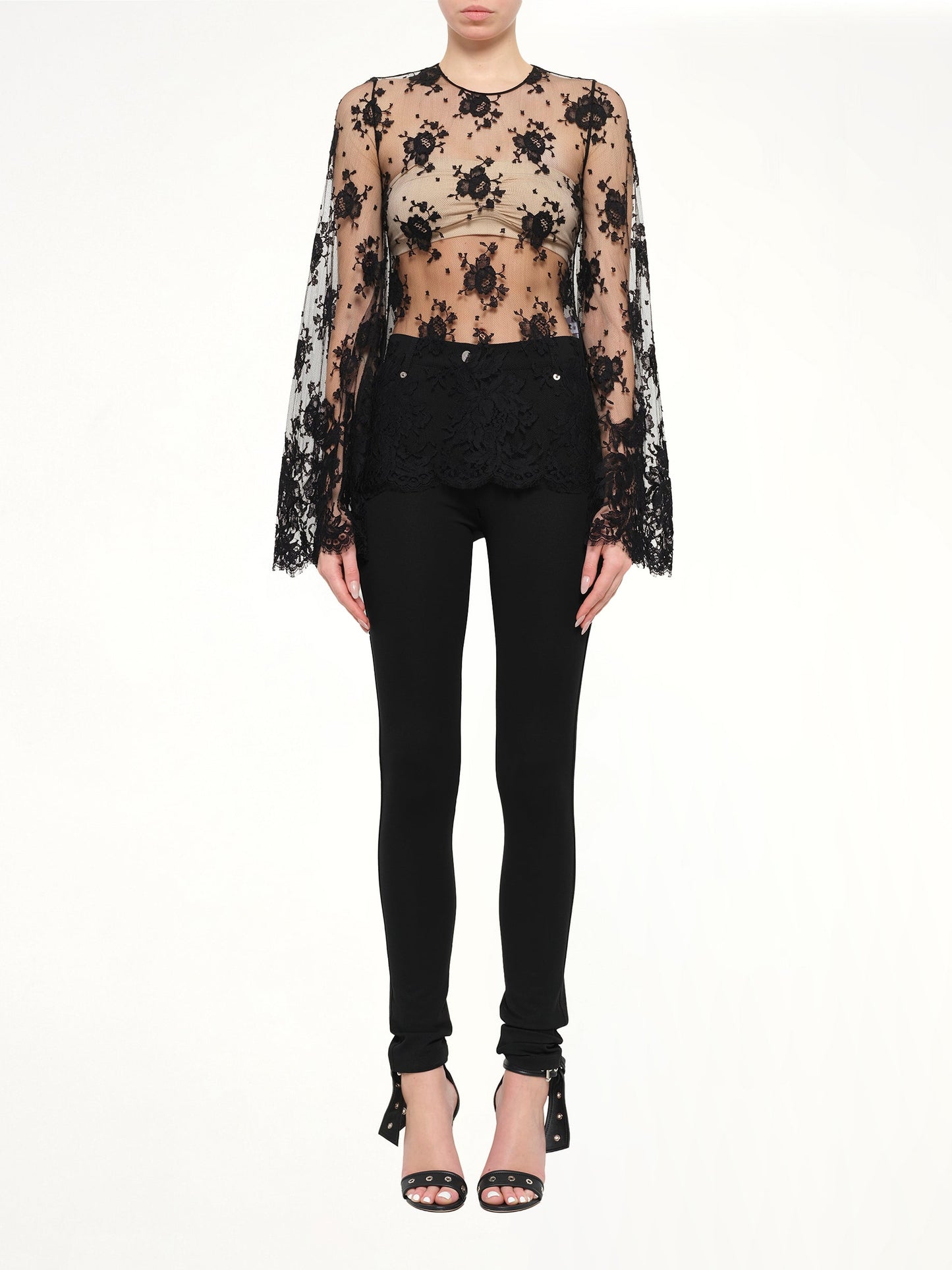 GIVENCHY Podium Long Sleeve Tops (Black)