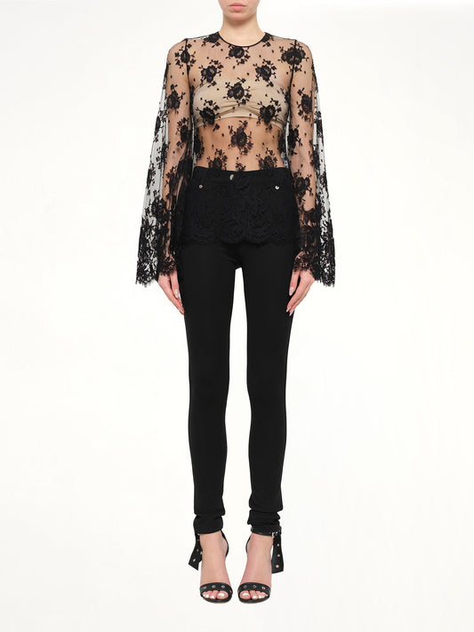 GIVENCHY Podium Long Sleeve Tops (Black)