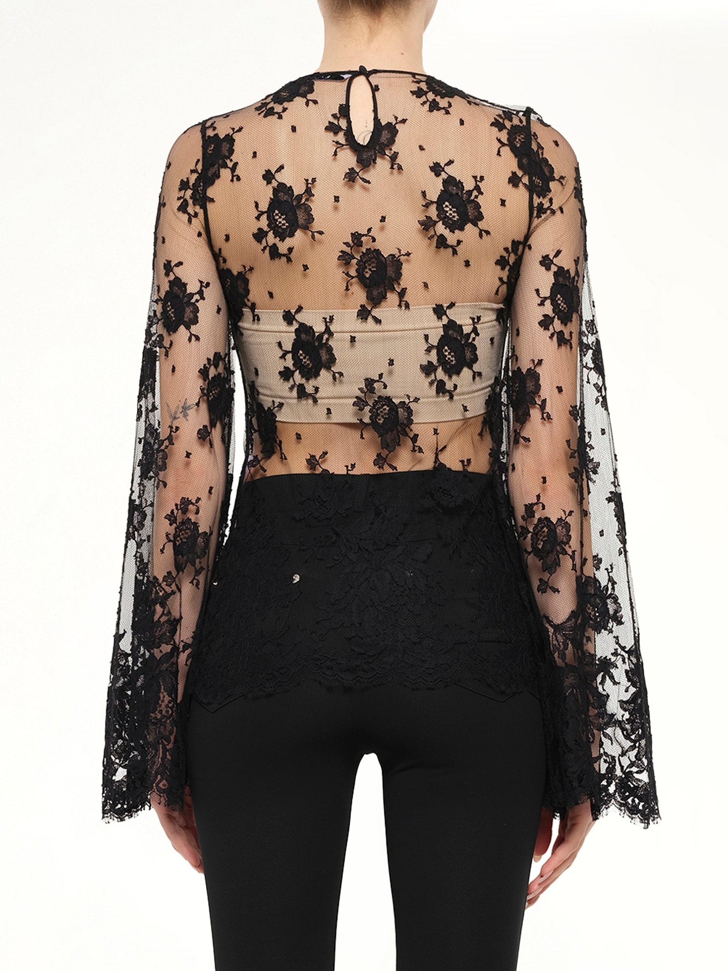 GIVENCHY Podium Long Sleeve Tops (Black)