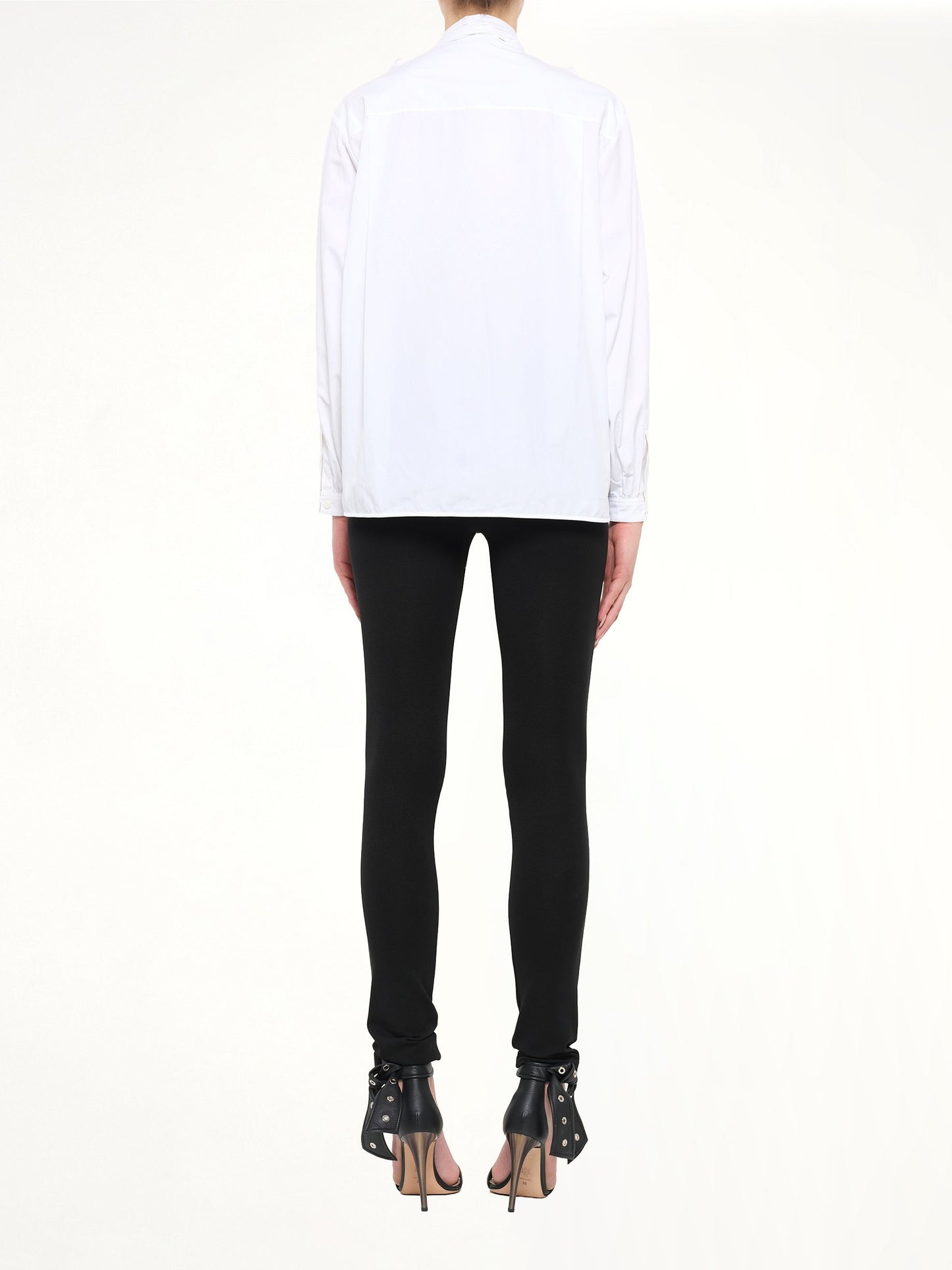 GIVENCHY Pussy-Bow Shirt (White)