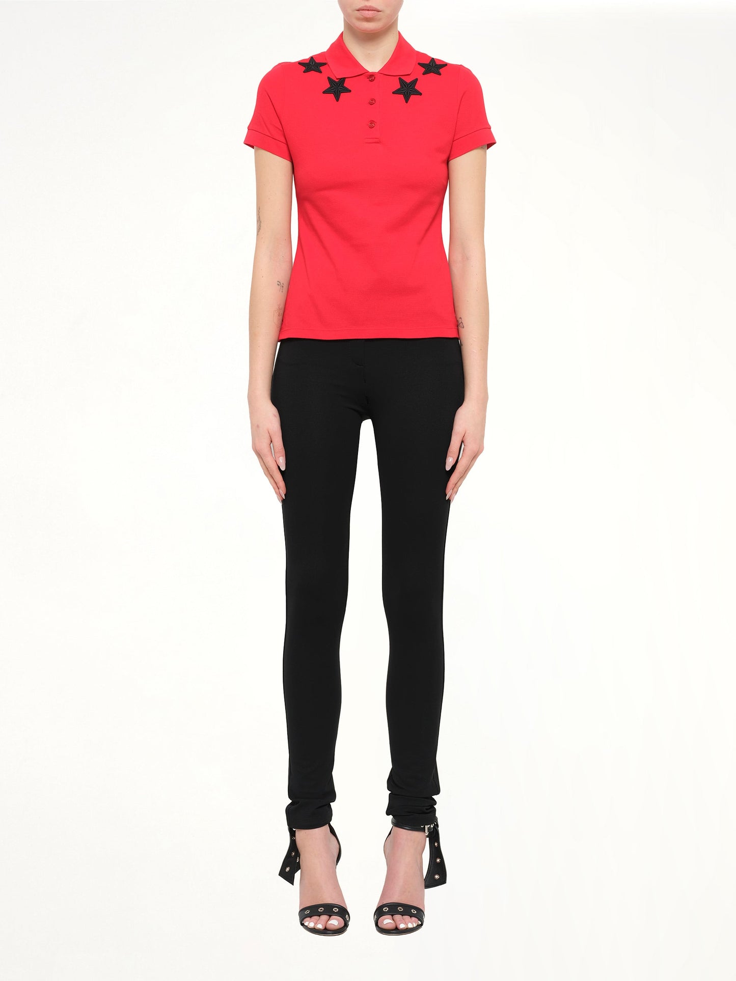 GIVENCHY Short Sleeve Polo (Red)