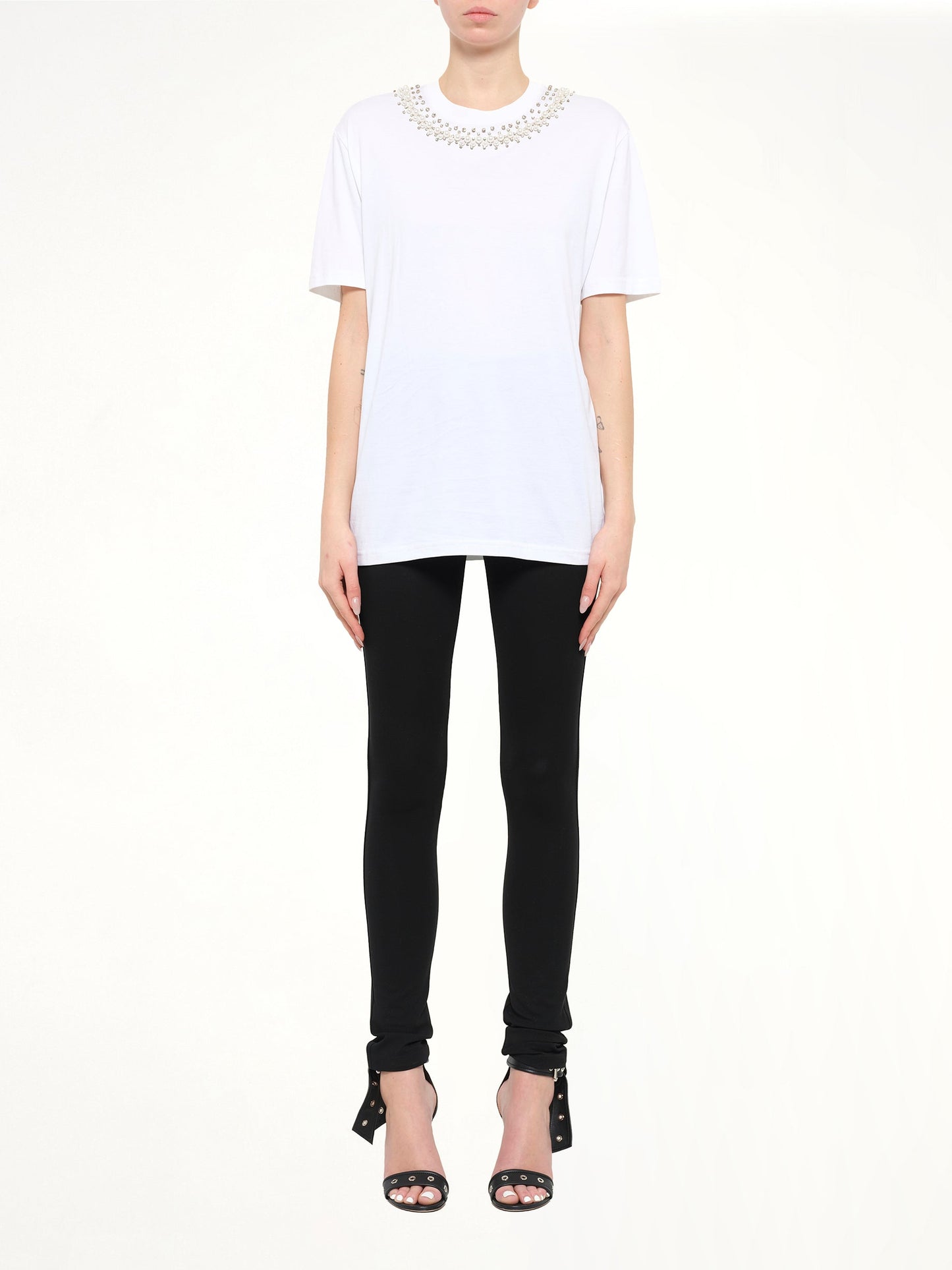 GIVENCHY Short Sleeve T-Shirt (White)