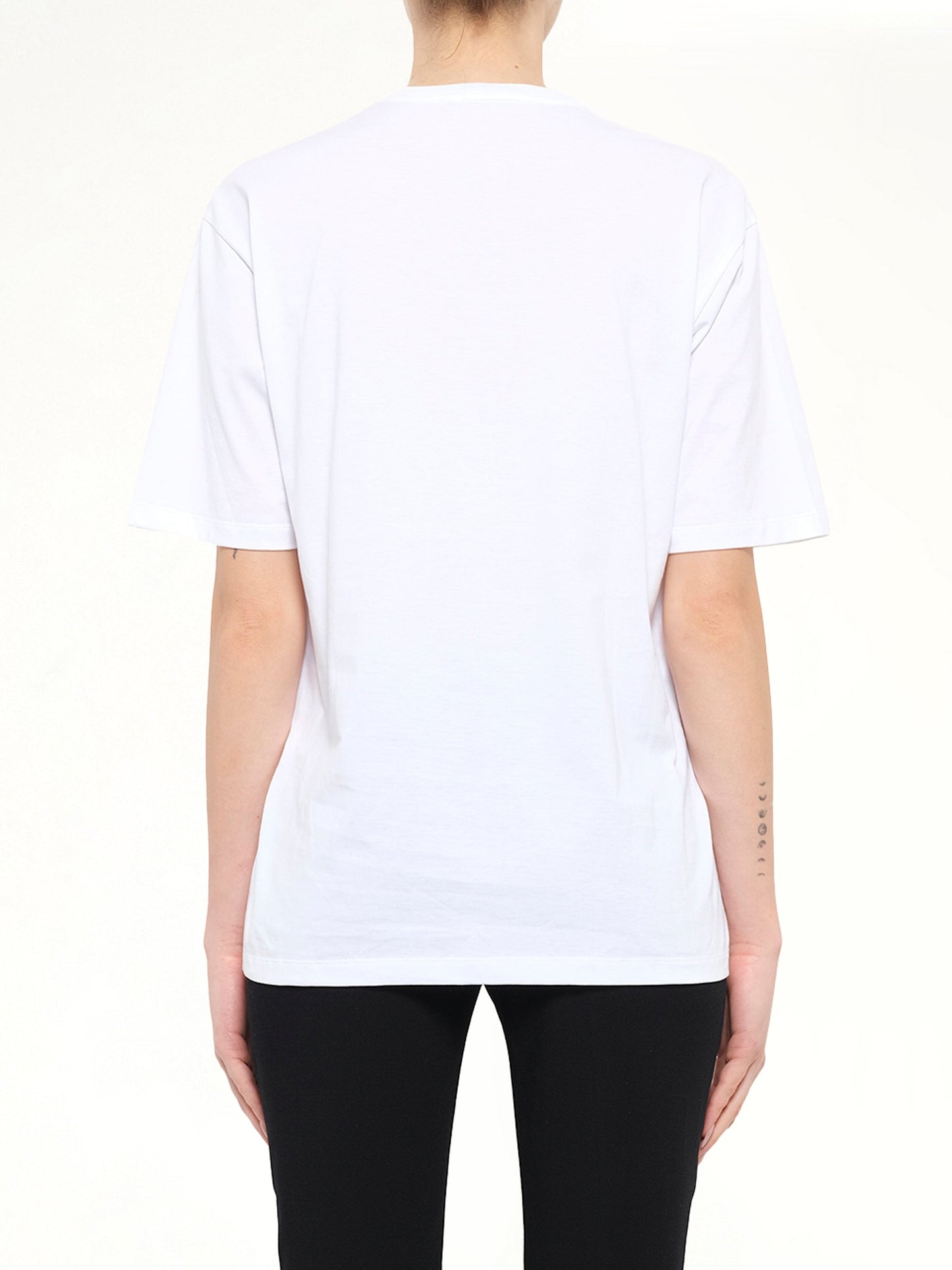 ALEXANDER MCQUEEN Skull Oversize T-Shirt (White)
