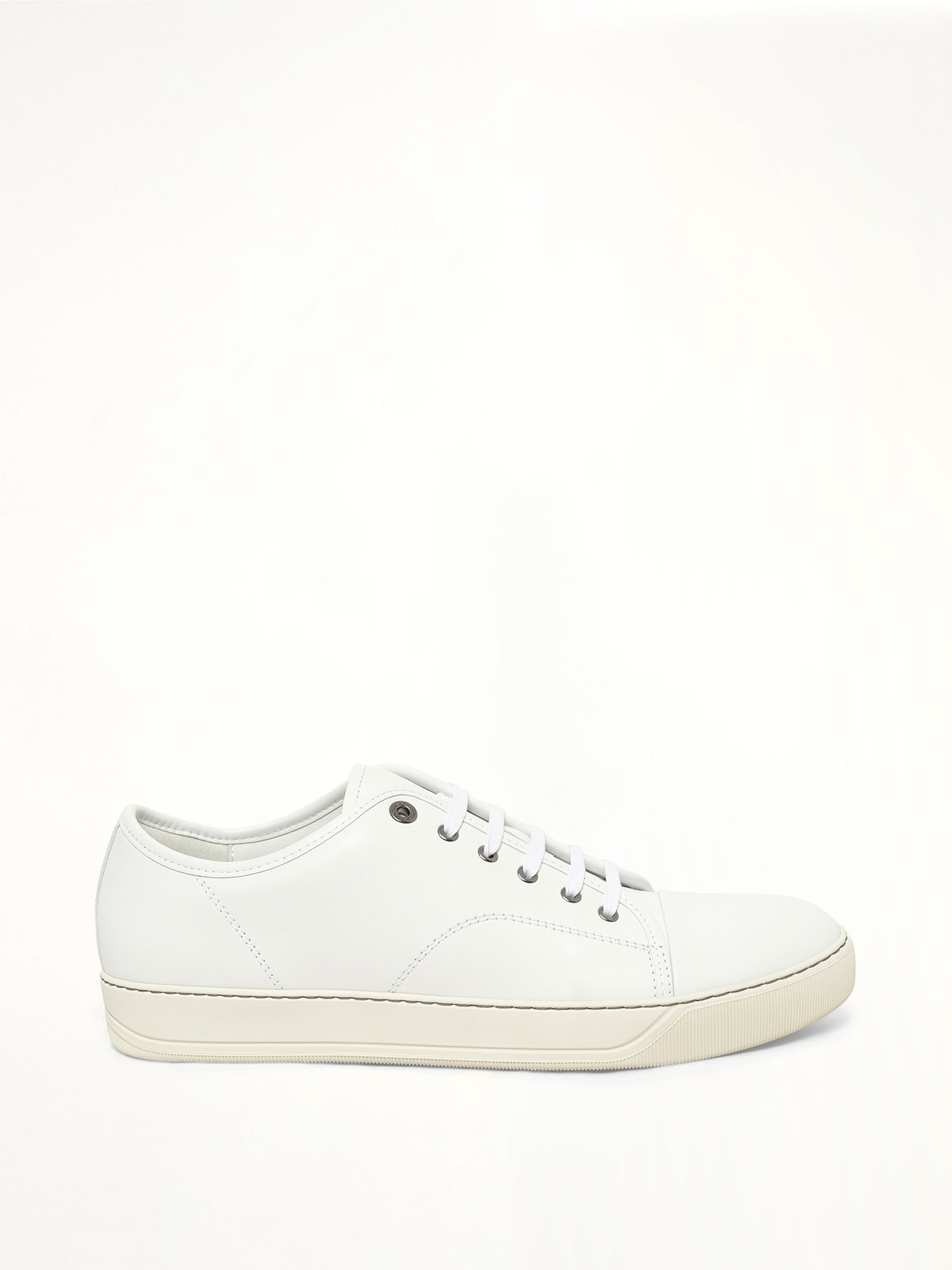 Image of Sneakers. Product name - Captoe Sneaker in White colour by brand - LANVIN