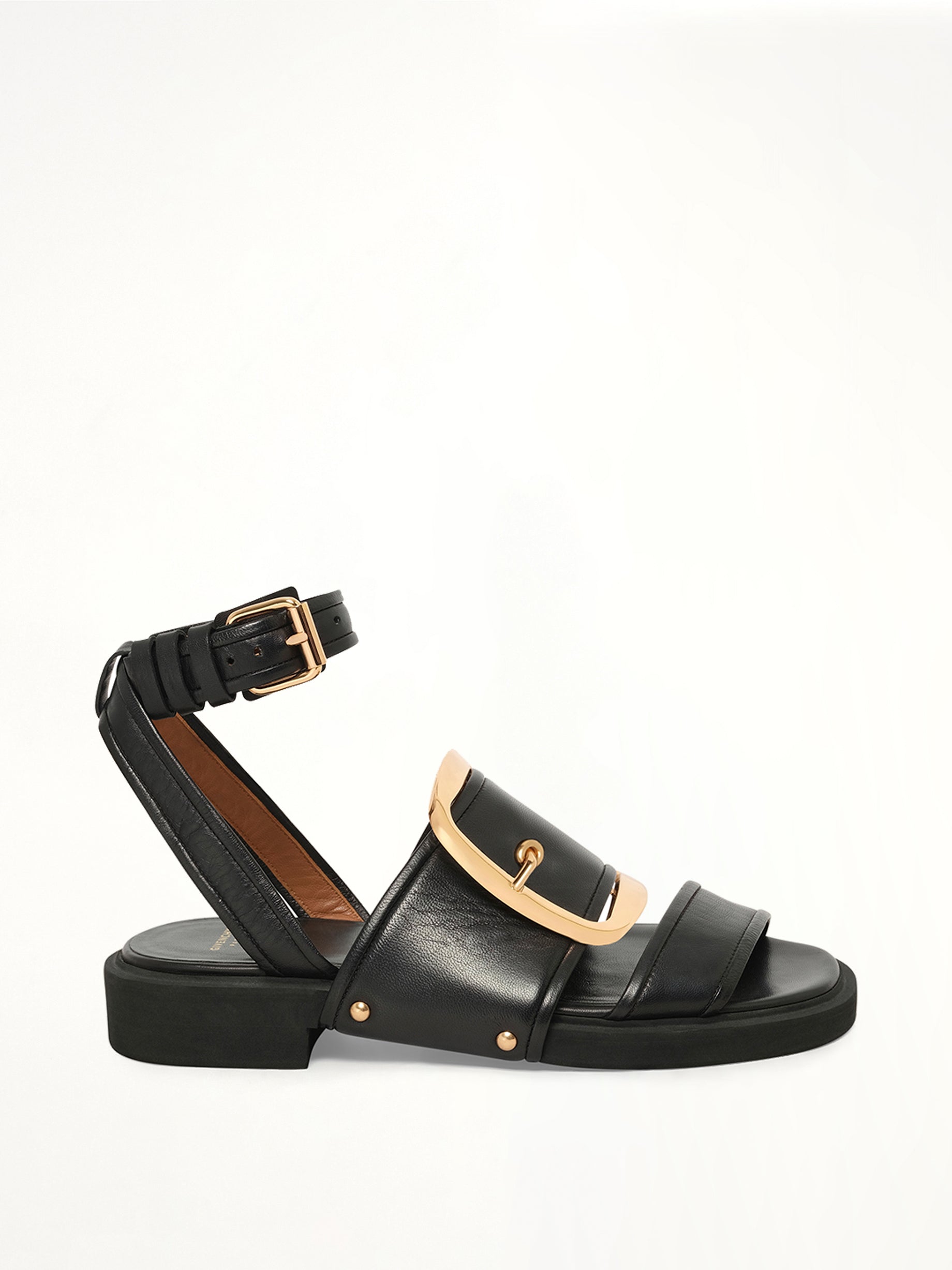 Image of Sandals. Product name - Givenchy Sandals in Black colour by brand - GIVENCHY
