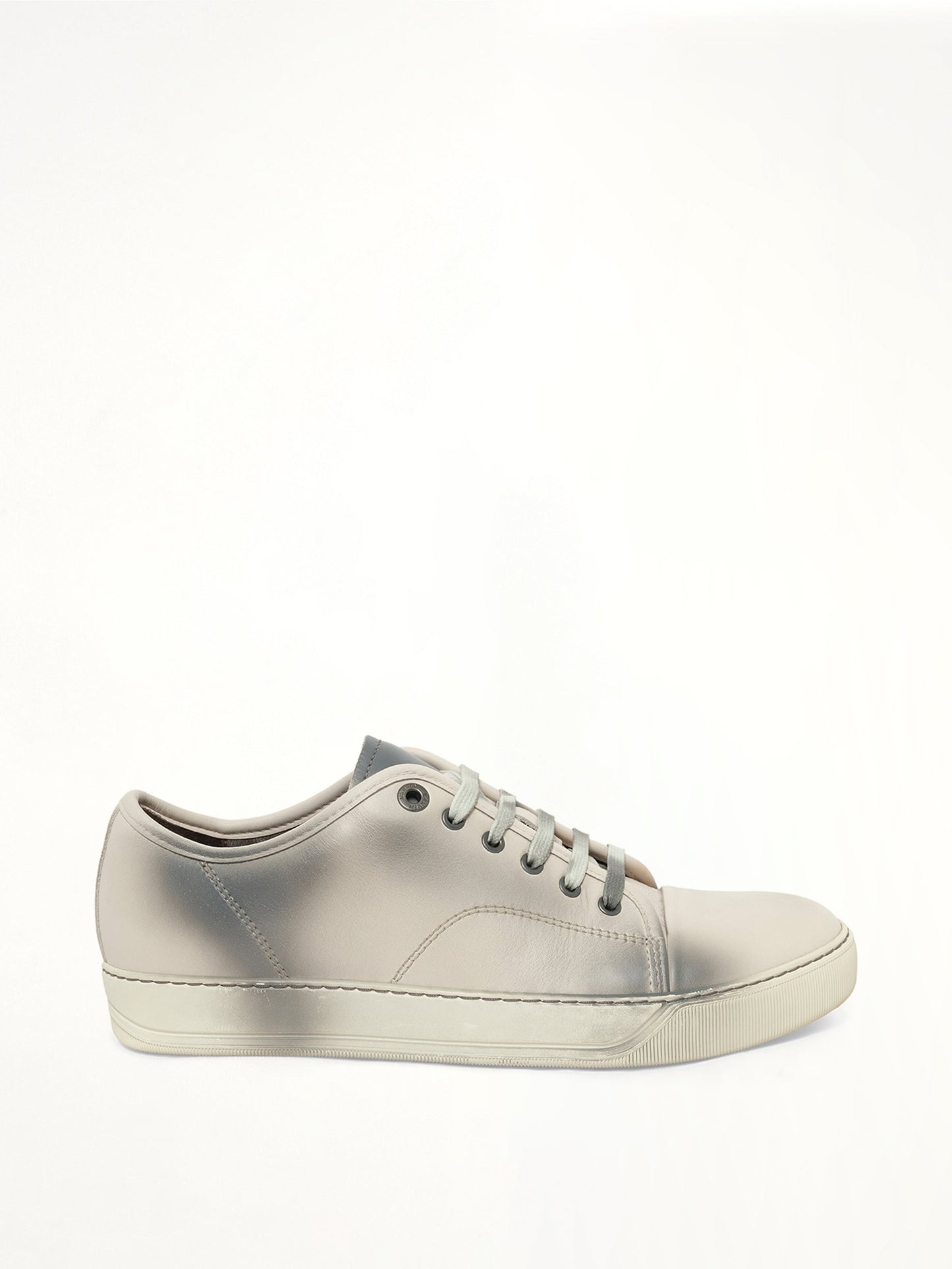 Image of Sneakers. Product name - Low Sneaker Spray in White colour by brand - LANVIN
