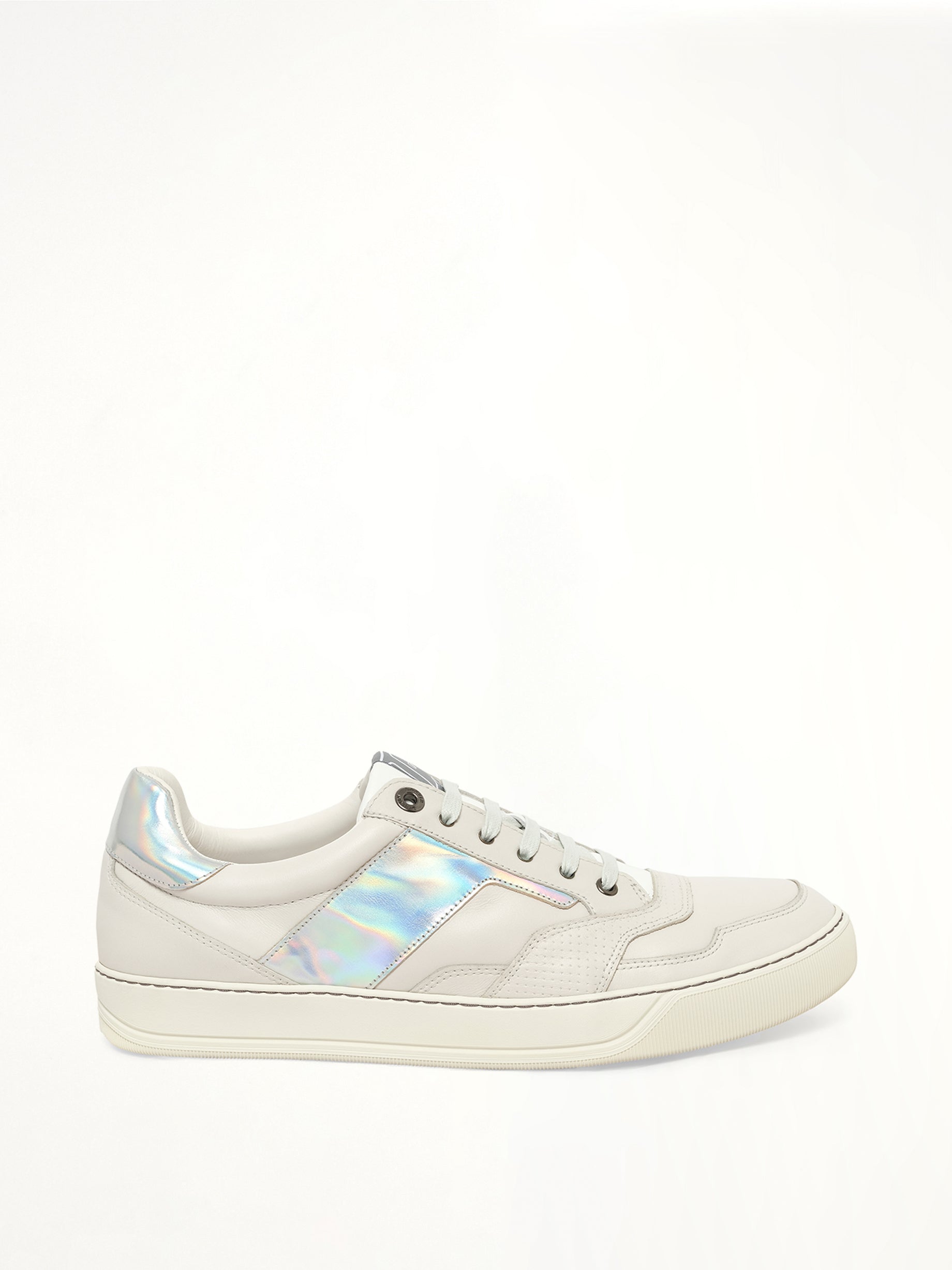 Image of Sneakers. Product name - Low Sneaker in Silver colour by brand - LANVIN