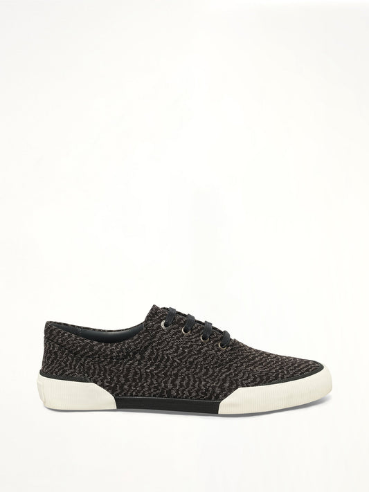 Image of Sneakers. Product name - Oxford Sneaker in Black colour by brand - LANVIN