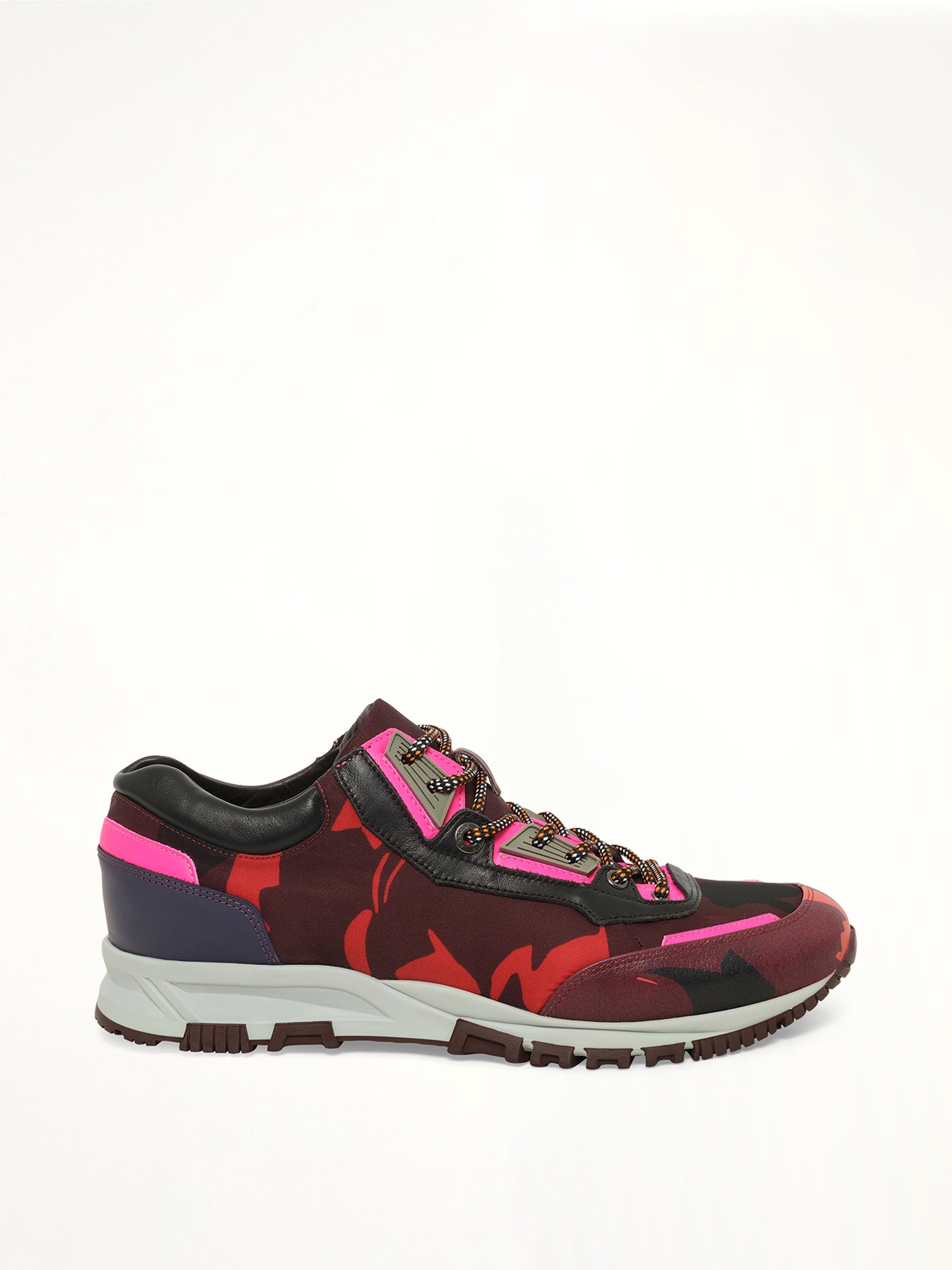 Image of Sneakers. Product name - Running in Burg colour by brand - LANVIN