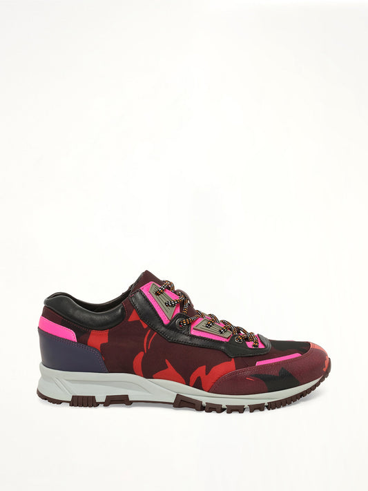 Image of Sneakers. Product name - Running in Burg colour by brand - LANVIN