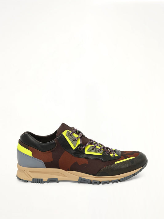 Image of Sneakers. Product name - Running in Khaki colour by brand - LANVIN