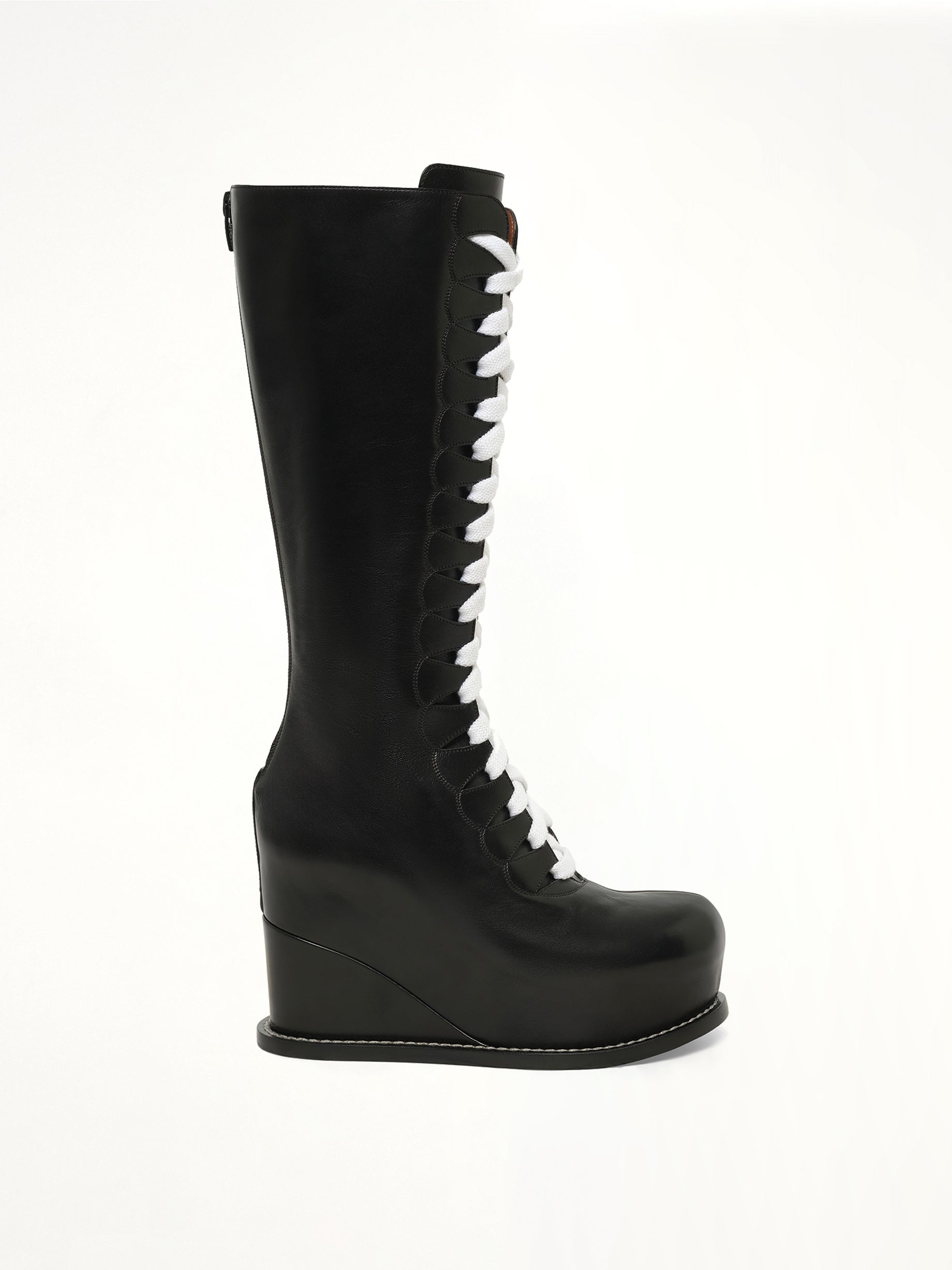 Image of Boots. Product name - Wedge Frida Boots in Black colour by brand - GIVENCHY